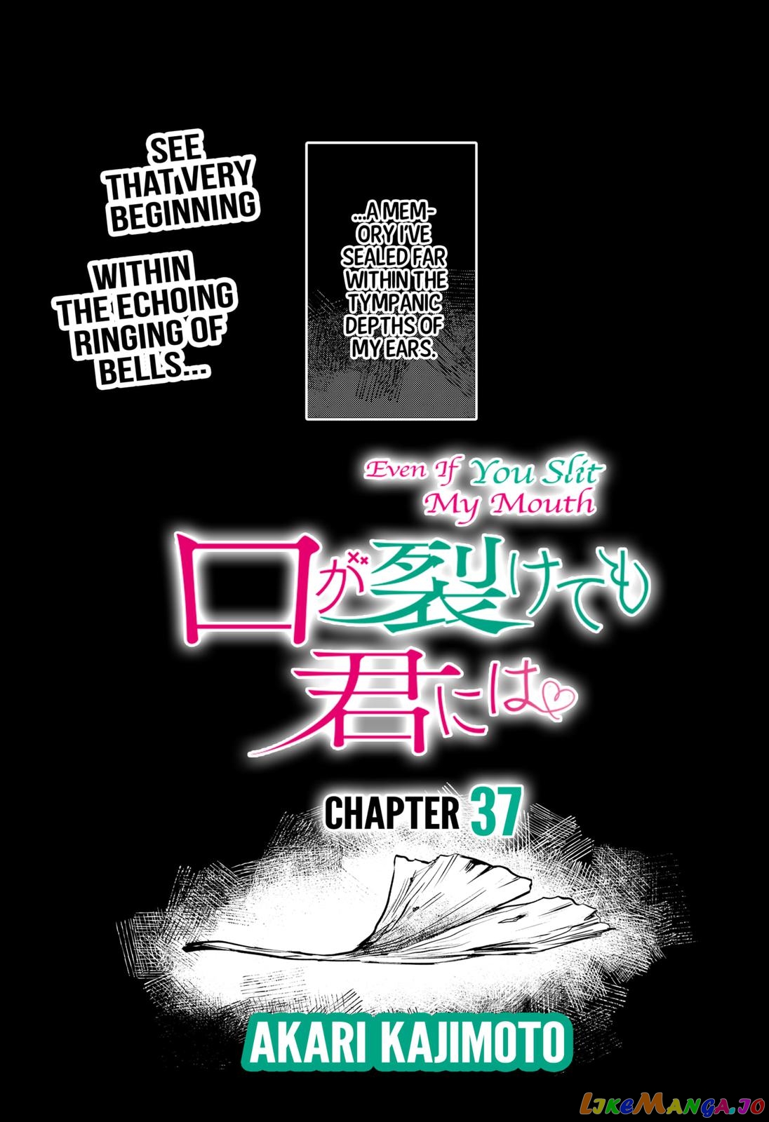 Even If You Slit My Mouth chapter 37 - page 2