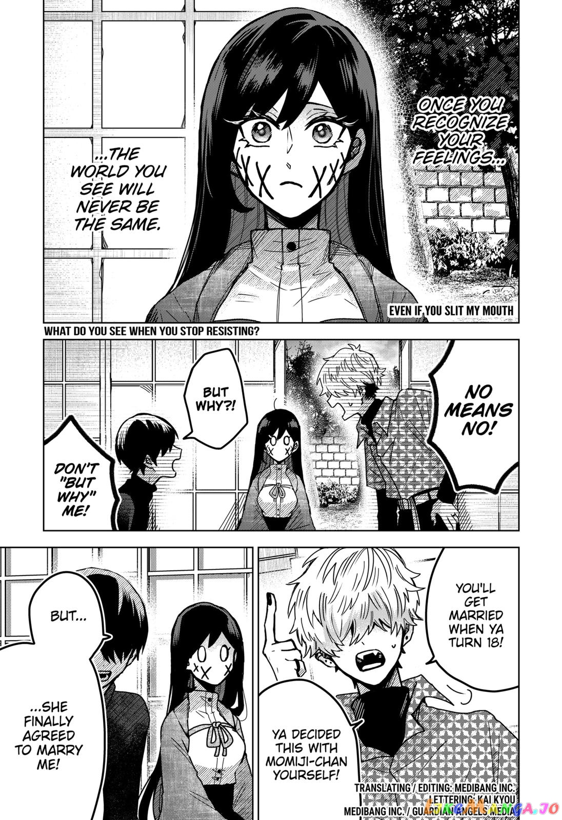 Even If You Slit My Mouth chapter 48 - page 1