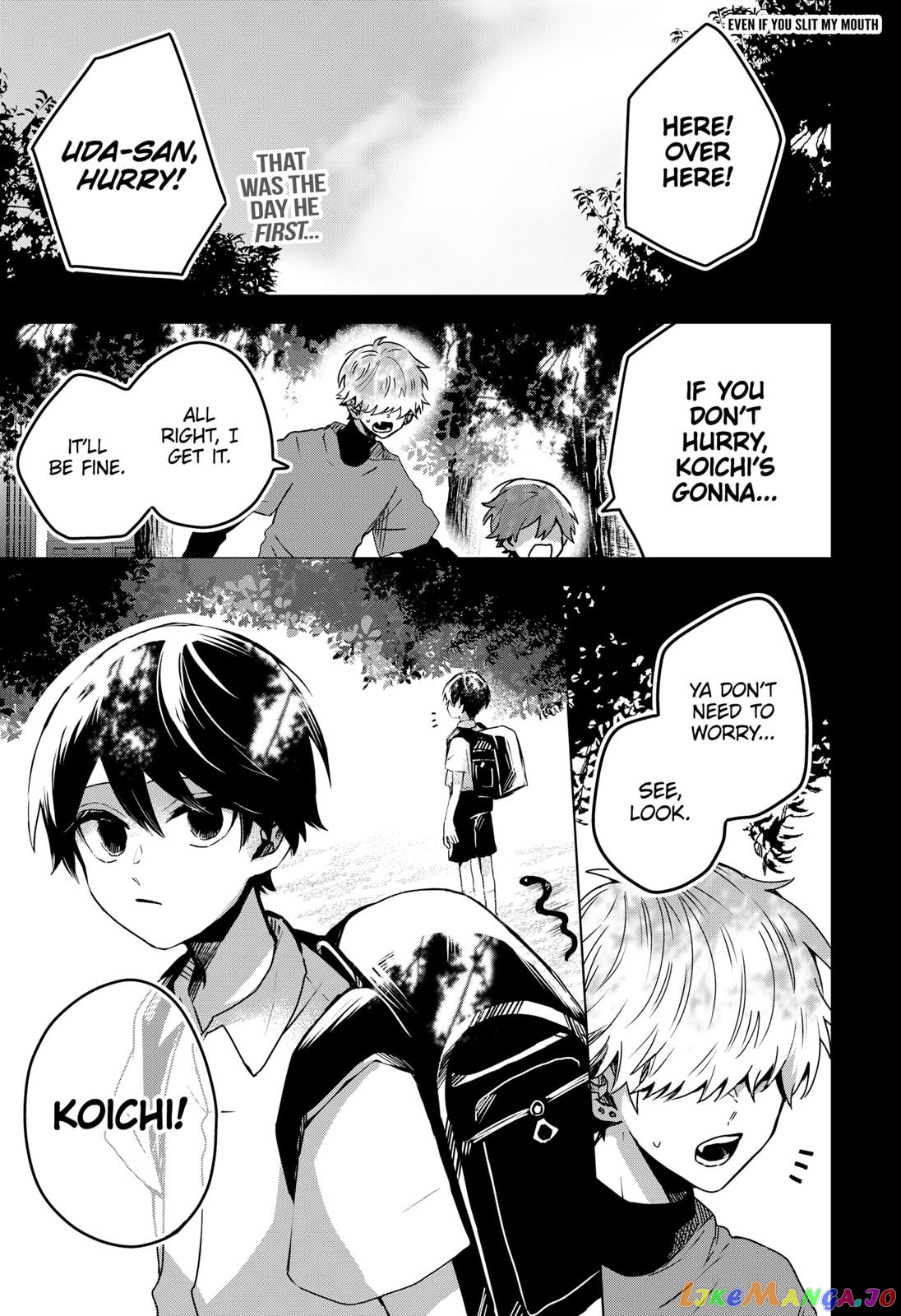 Even If You Slit My Mouth chapter 26 - page 1
