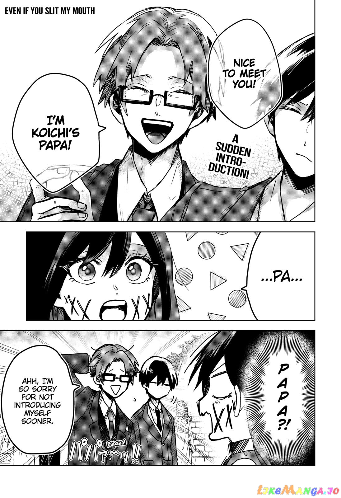 Even If You Slit My Mouth chapter 27 - page 1
