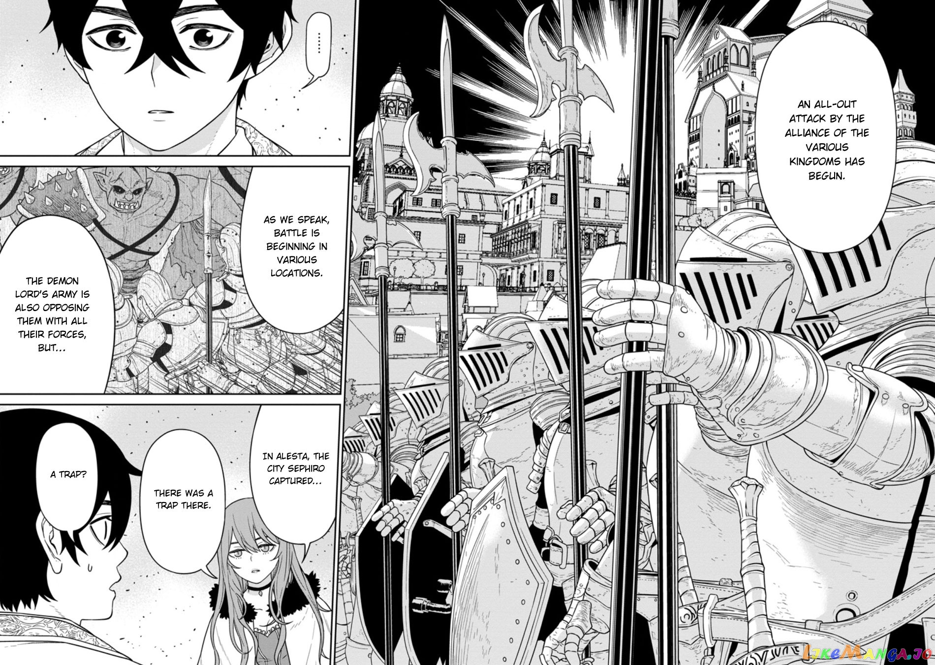 Maou Gun Saikyou No Majutsushi Wa Ningen Datta chapter 17.1 - page 3