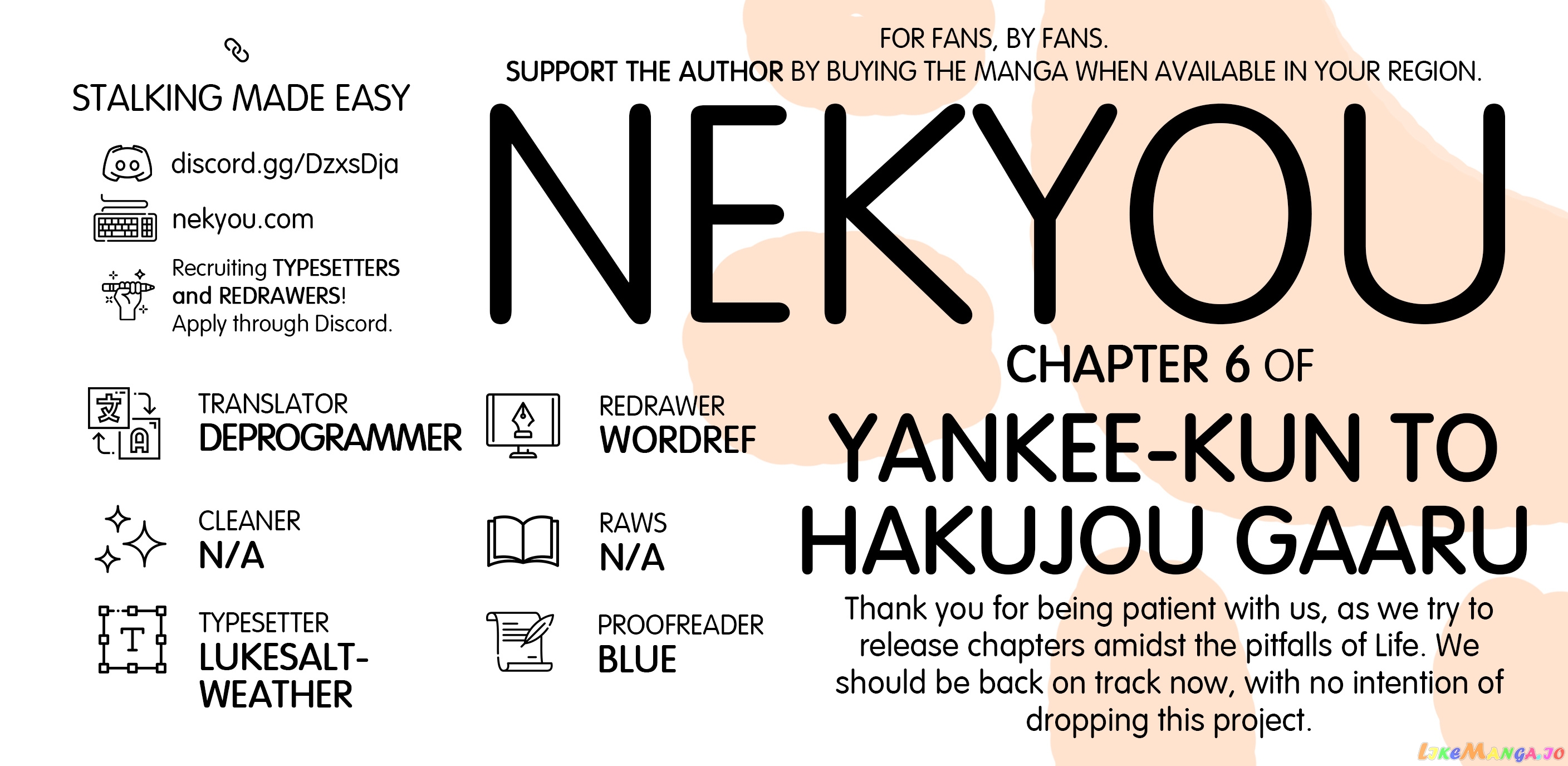 Yankee-Kun To Hakujou Gaaru chapter 6 - page 1