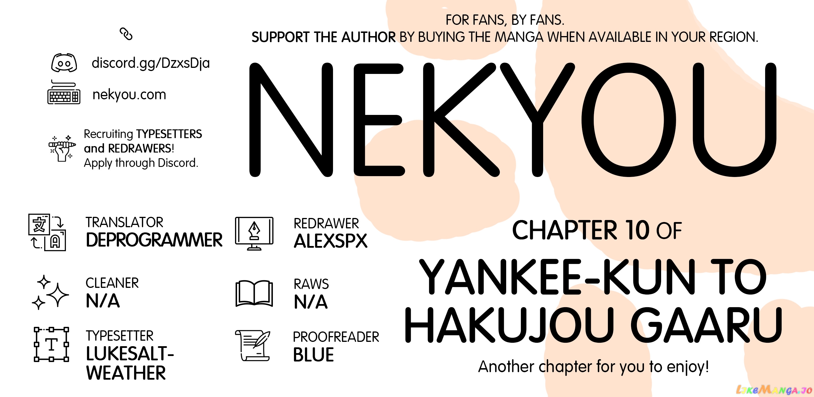 Yankee-Kun To Hakujou Gaaru chapter 10 - page 1