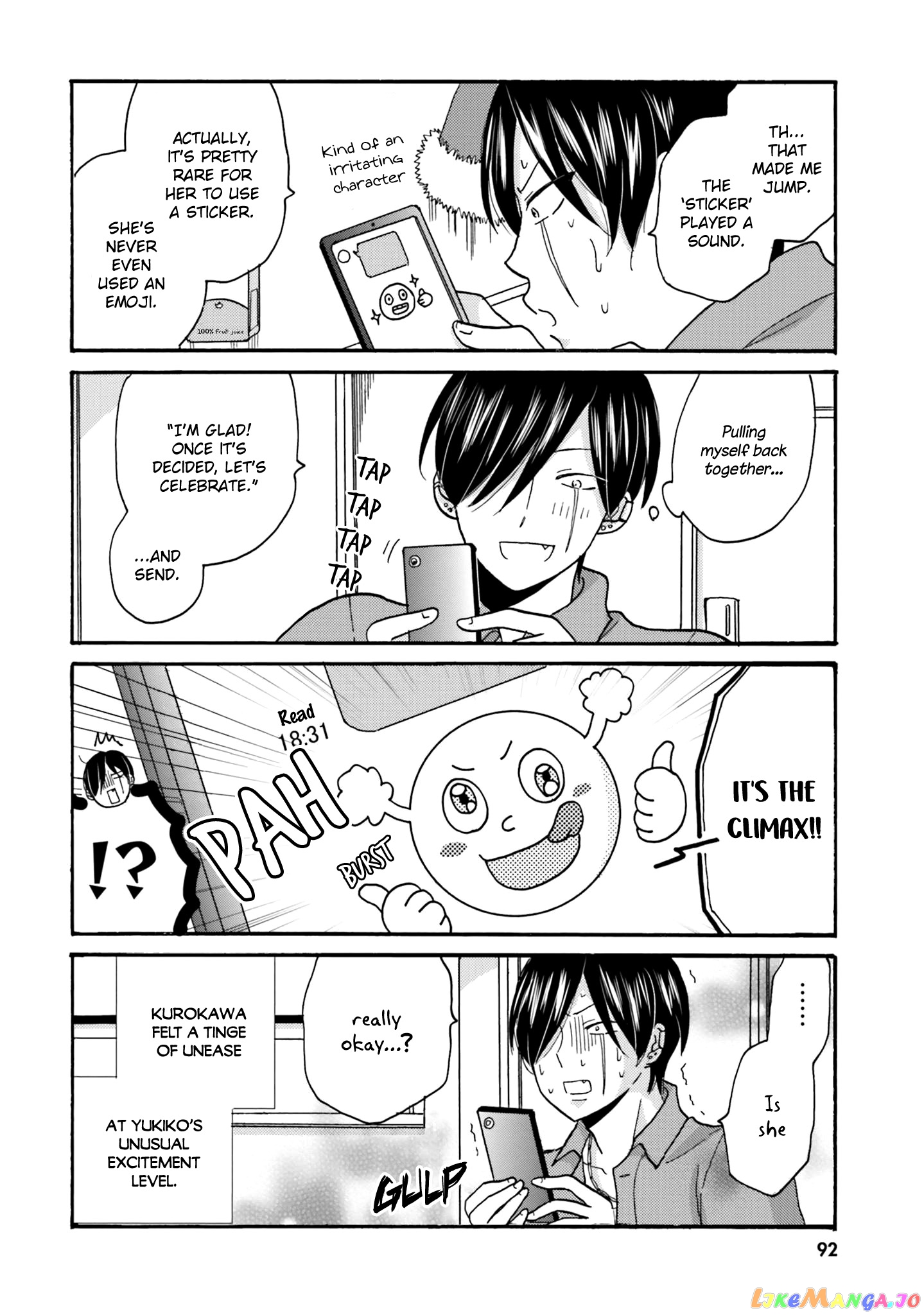 Yankee-Kun To Hakujou Gaaru chapter 63 - page 14