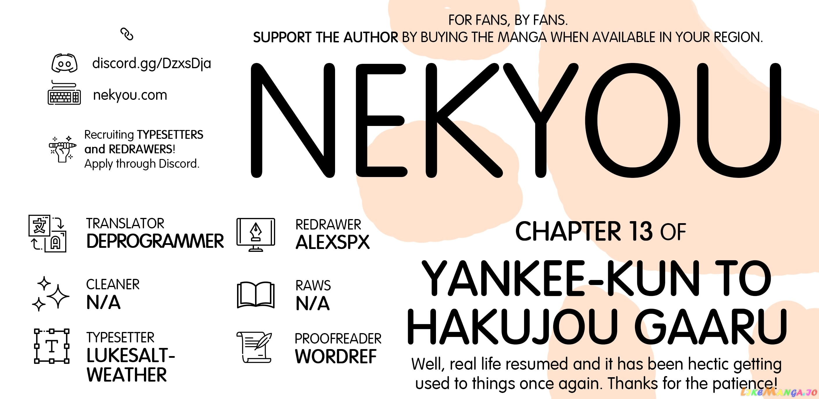 Yankee-Kun To Hakujou Gaaru chapter 13 - page 10