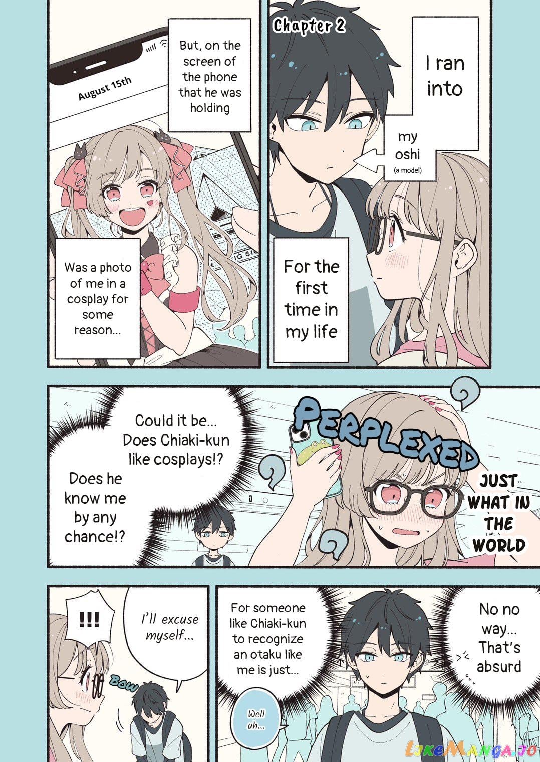 The Two People Who Idolize Each Other Won't Fall in Love Chapter 2 - page 1