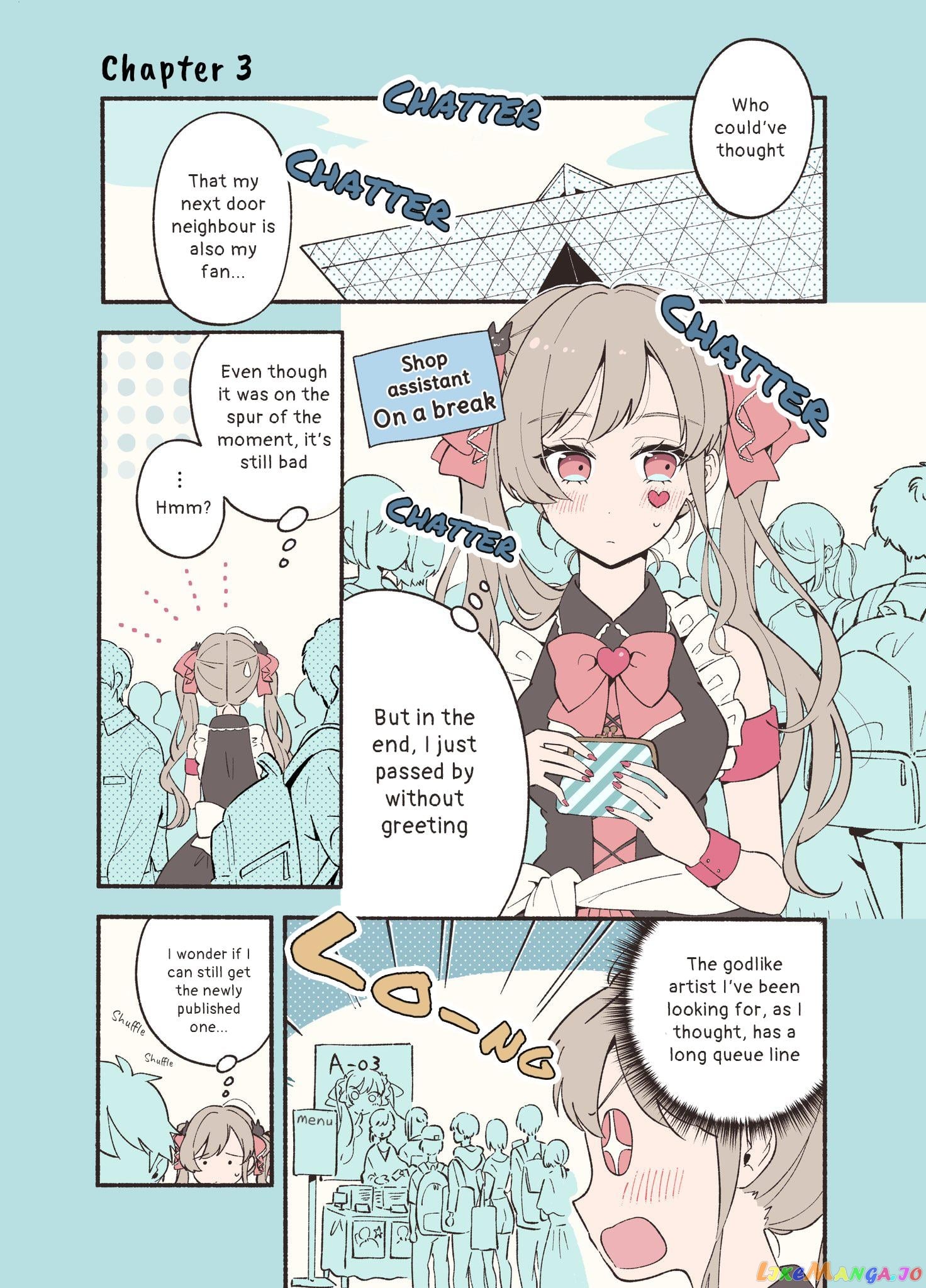 The Two People Who Idolize Each Other Won't Fall in Love Chapter 3 - page 1