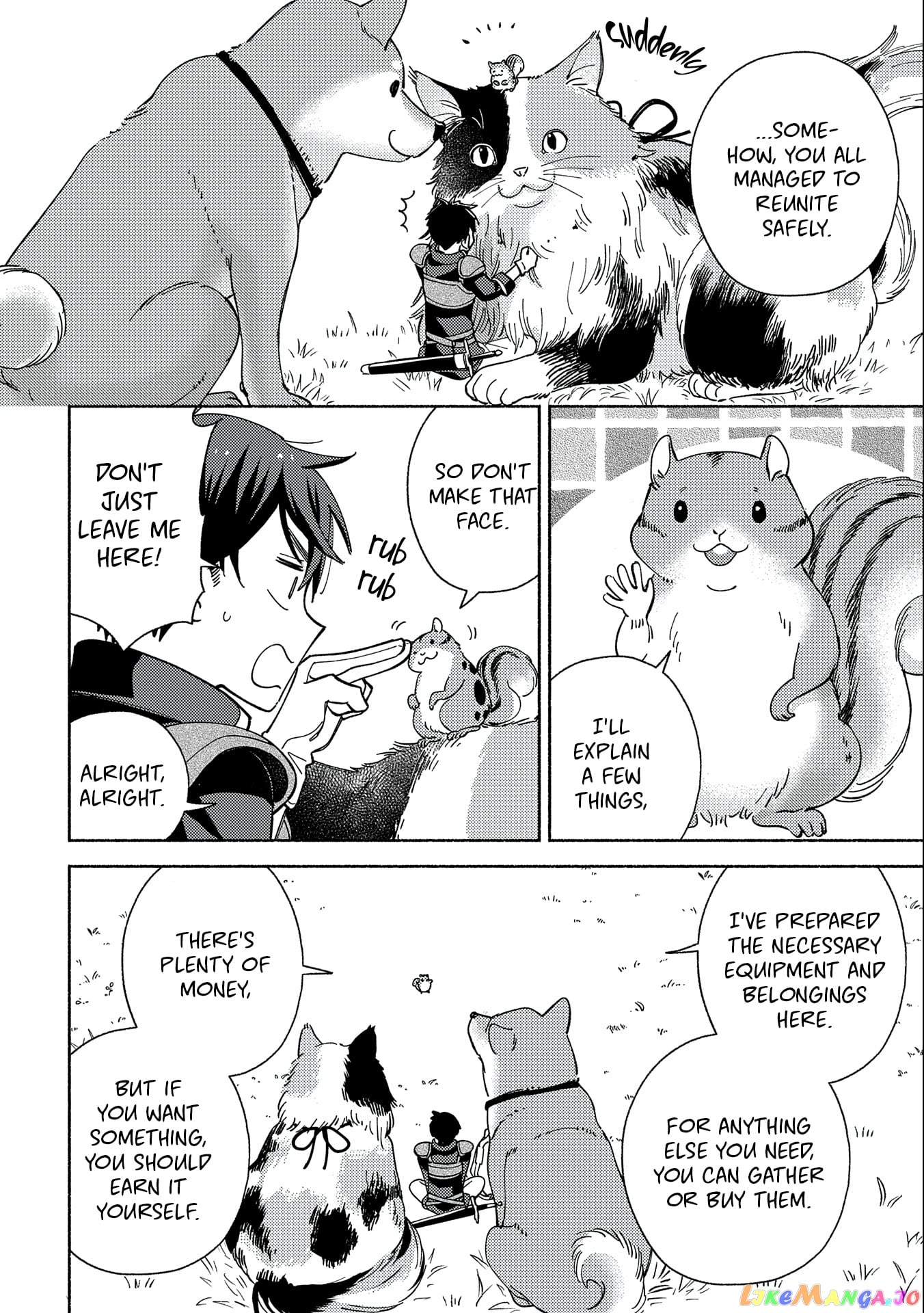 Mofumofu To Mukumuku To Isekai Hyouryuu Seikatsu Chapter 1 - page 25