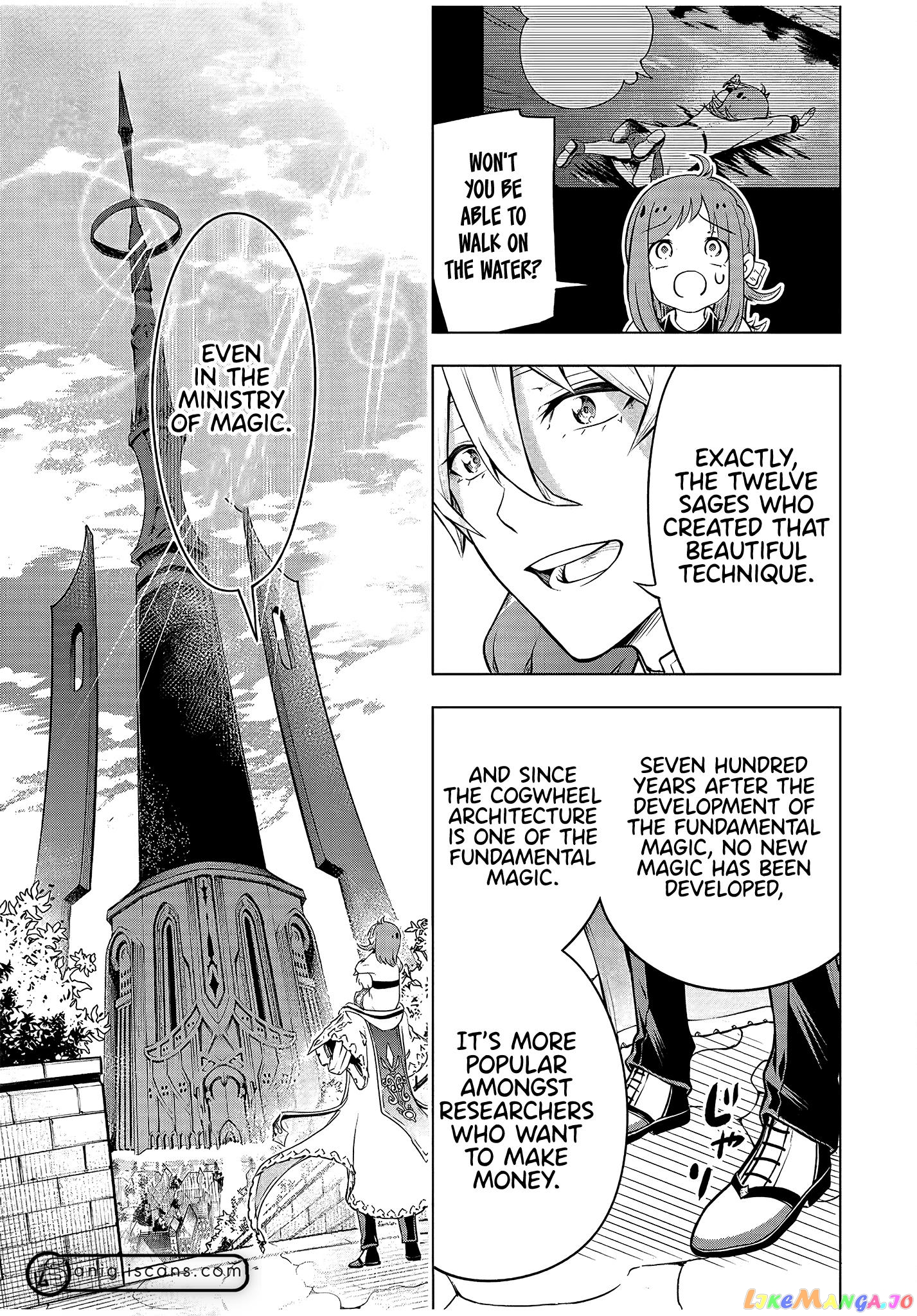 Mahoushi Ni Noranai Ijin – Mueki Na Kenkyuuda To Mahoushou Wo Kaikosareta Tame, Shin Mahou No Kenri Wa Dokusen Datta chapter 1 - page 54