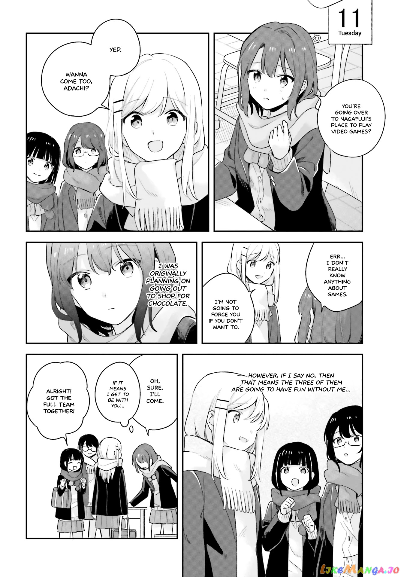 Adachi To Shimamura (Moke Yuzuhara) chapter 15.5 - page 8
