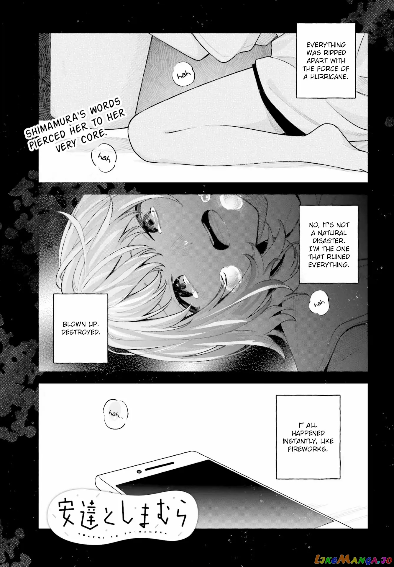 Adachi To Shimamura (Moke Yuzuhara) chapter 30 - page 1