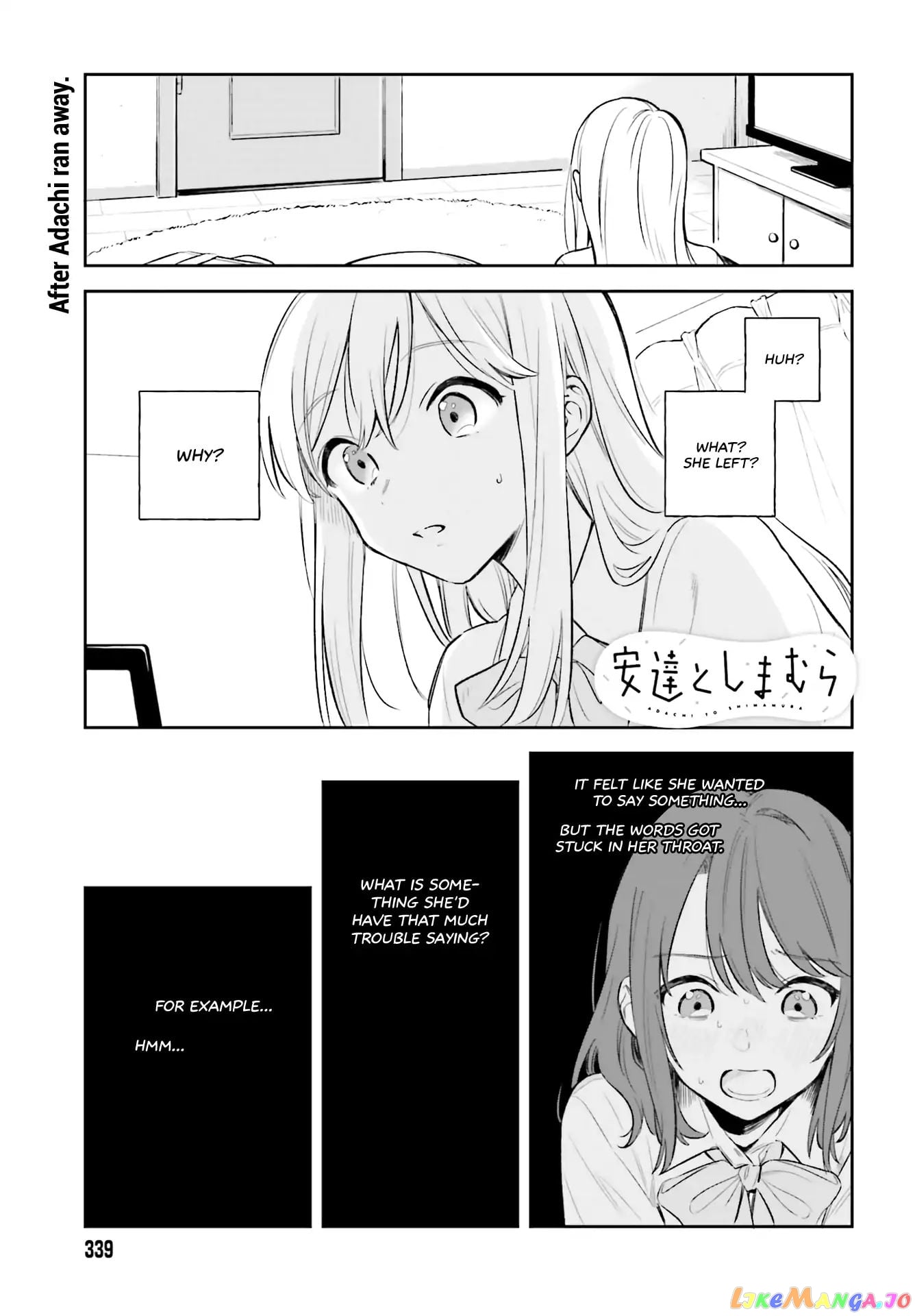 Adachi To Shimamura (Moke Yuzuhara) chapter 4 - page 1