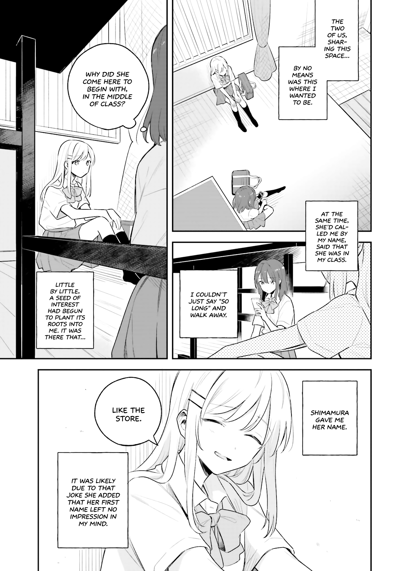 Adachi To Shimamura (Moke Yuzuhara) chapter 6 - page 3