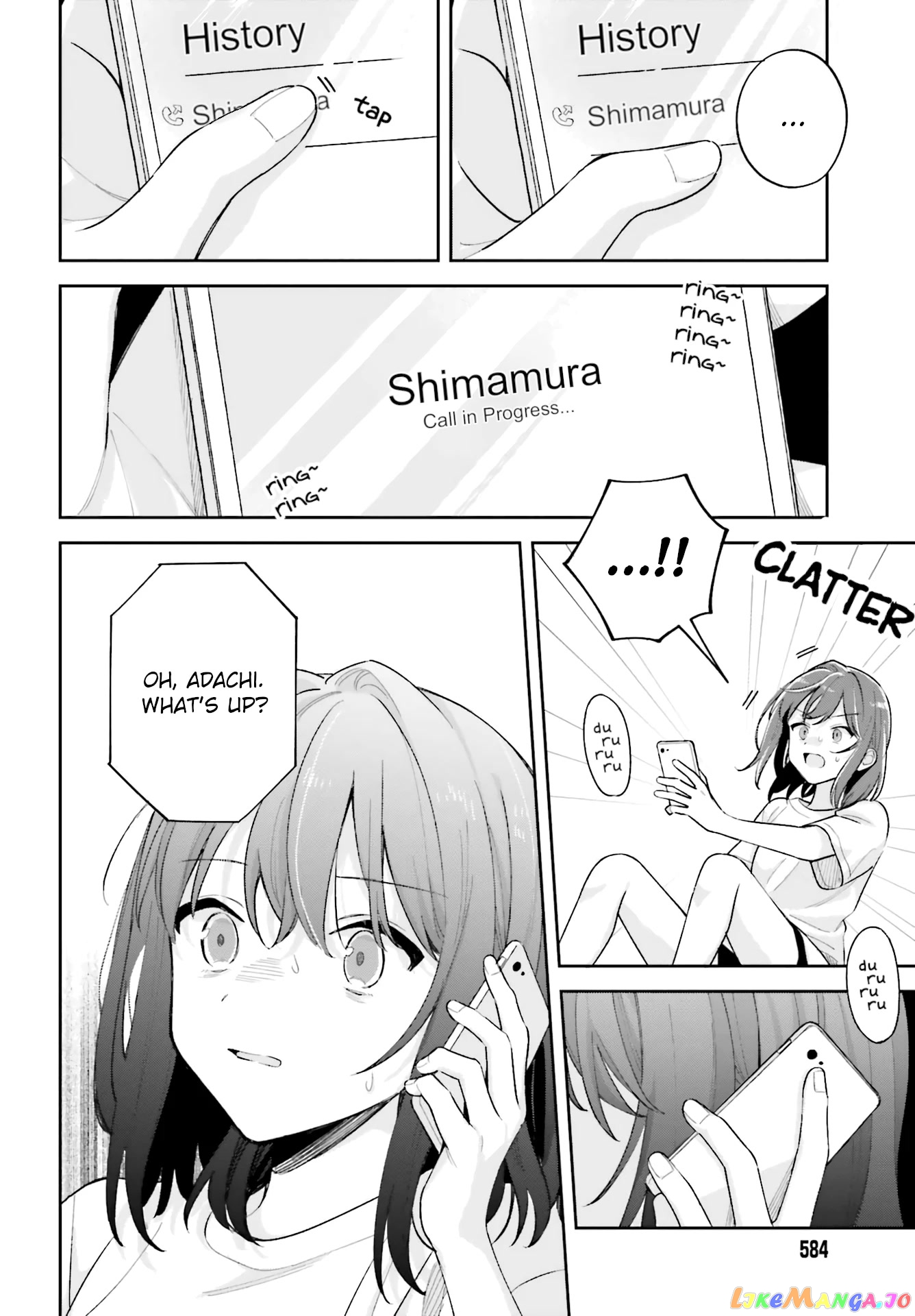 Adachi To Shimamura (Moke Yuzuhara) chapter 28 - page 8