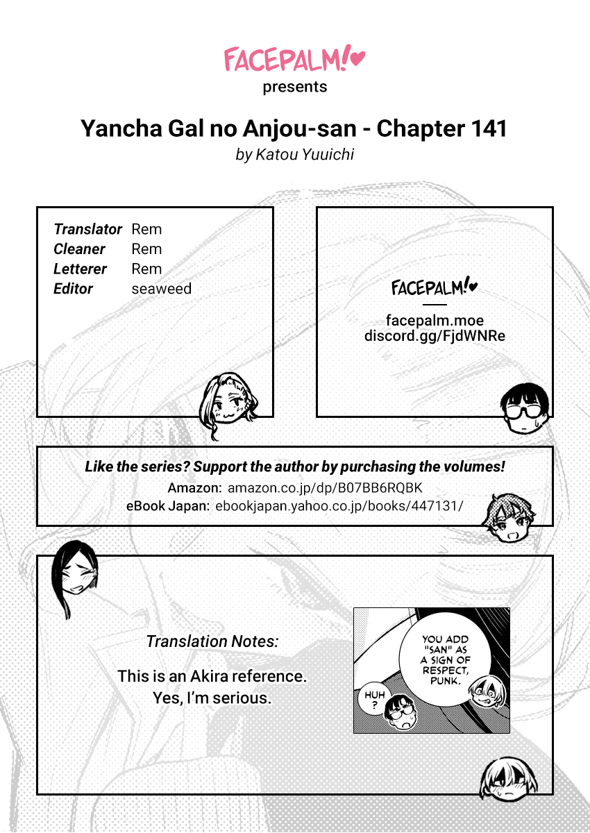 Yancha Gal No Anjou-San chapter 141 - page 14