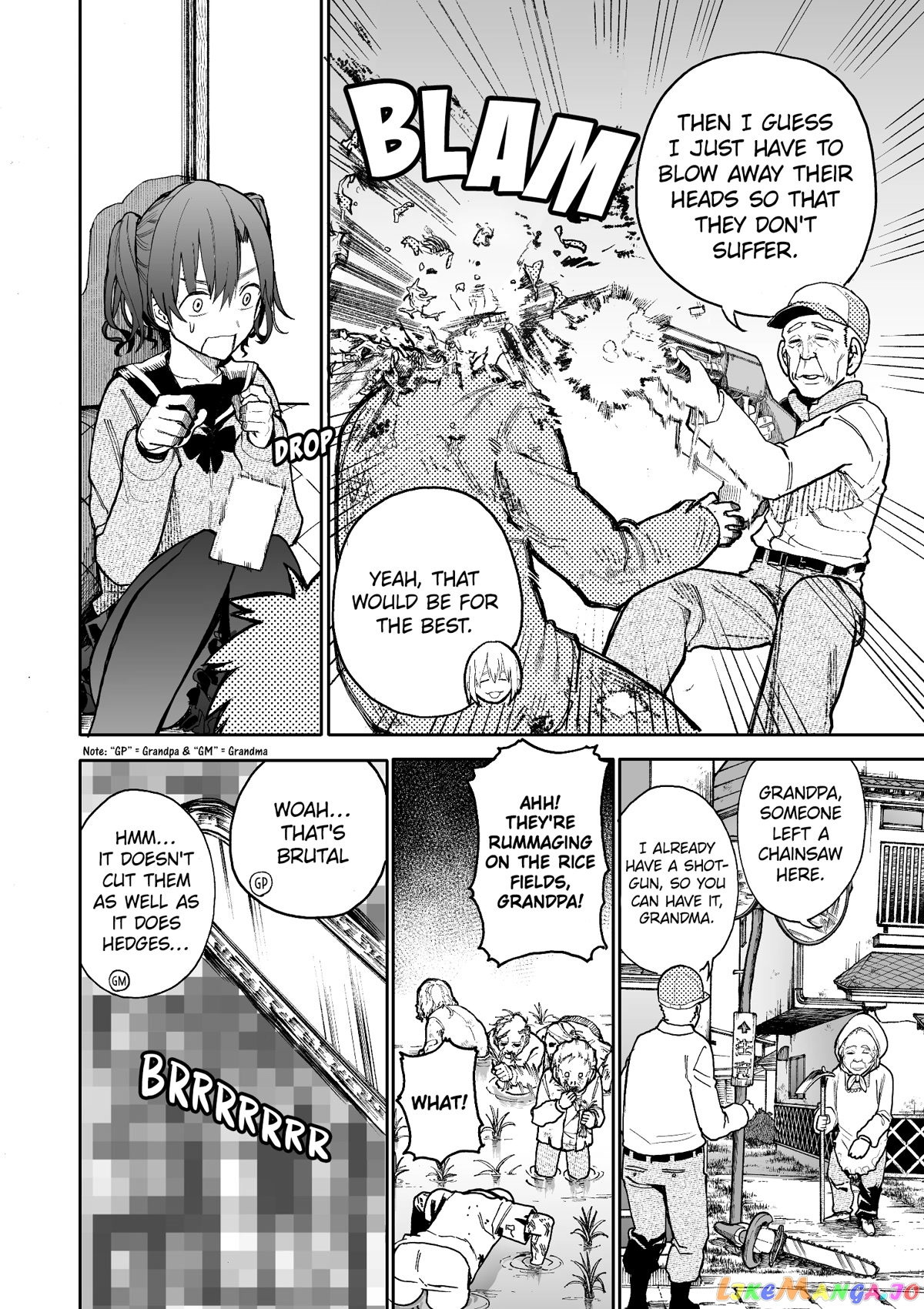 A Story About A Grandpa and Grandma who Returned Back to their Youth. chapter 68 - page 3