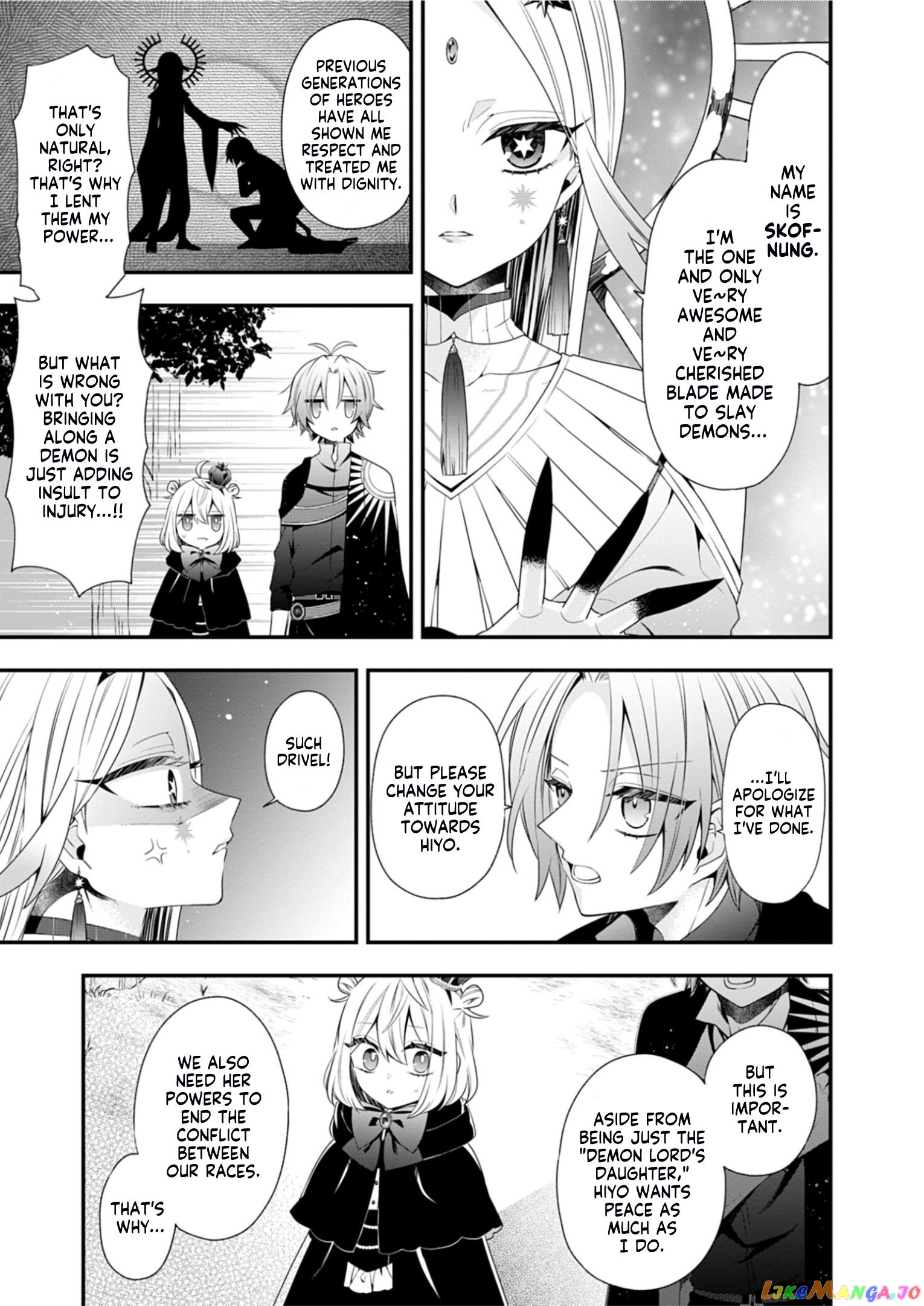 The Old Man That Was Reincarnated as a Young Girl in the Demon World Wants to Become the Demon Lord for the Sake of Peace chapter 4 - page 20