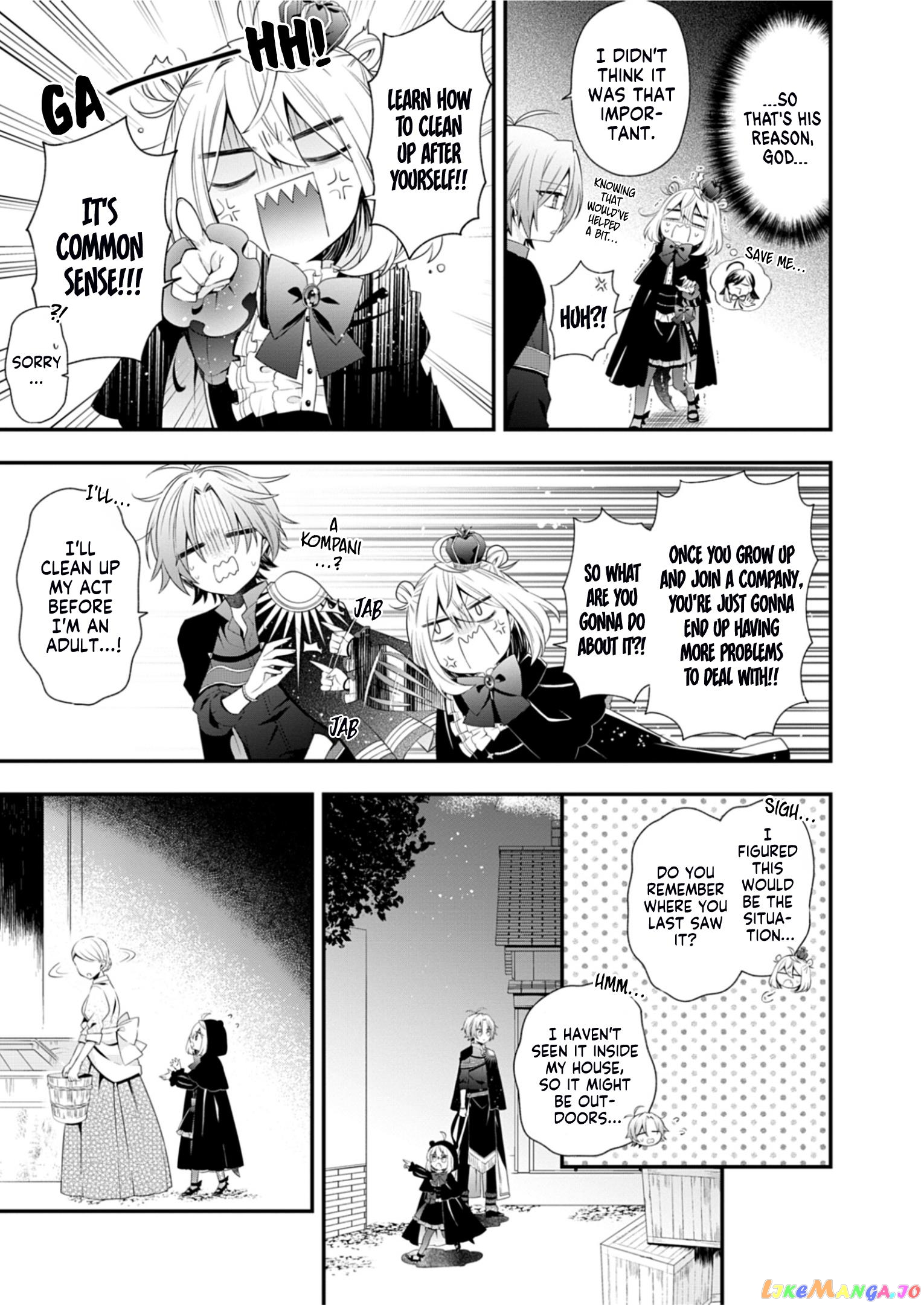 The Old Man That Was Reincarnated as a Young Girl in the Demon World Wants to Become the Demon Lord for the Sake of Peace chapter 4 - page 8