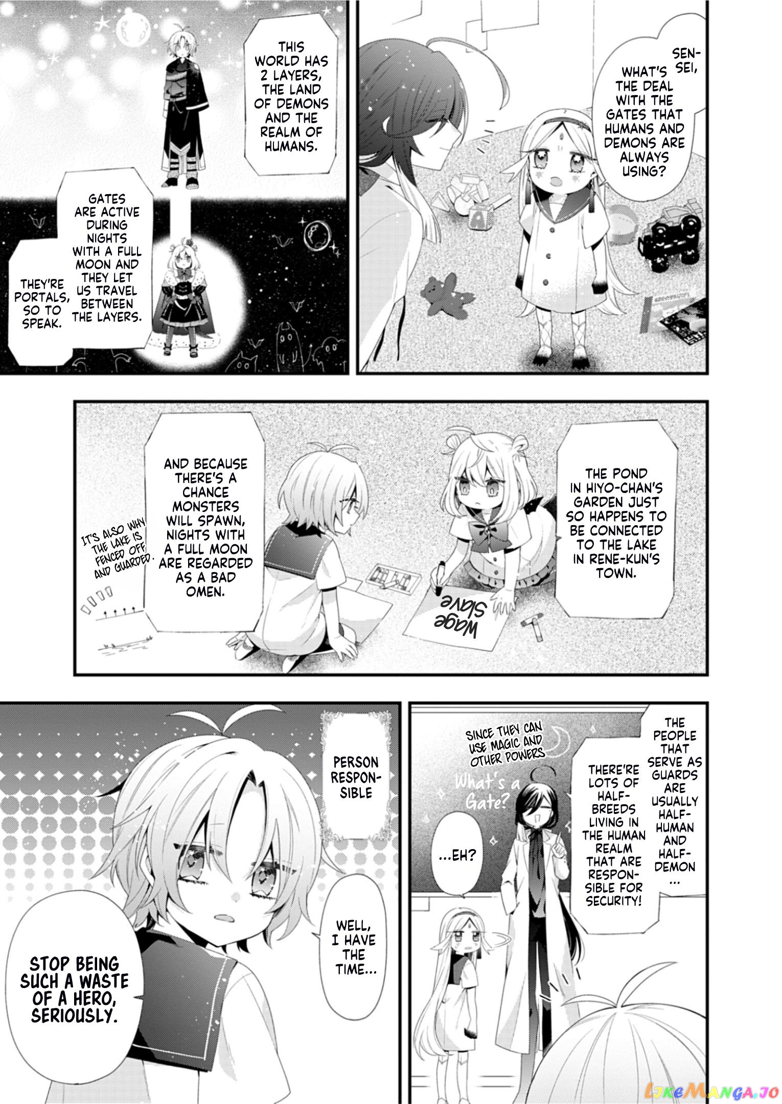 The Old Man That Was Reincarnated as a Young Girl in the Demon World Wants to Become the Demon Lord for the Sake of Peace chapter 4.5 - page 2