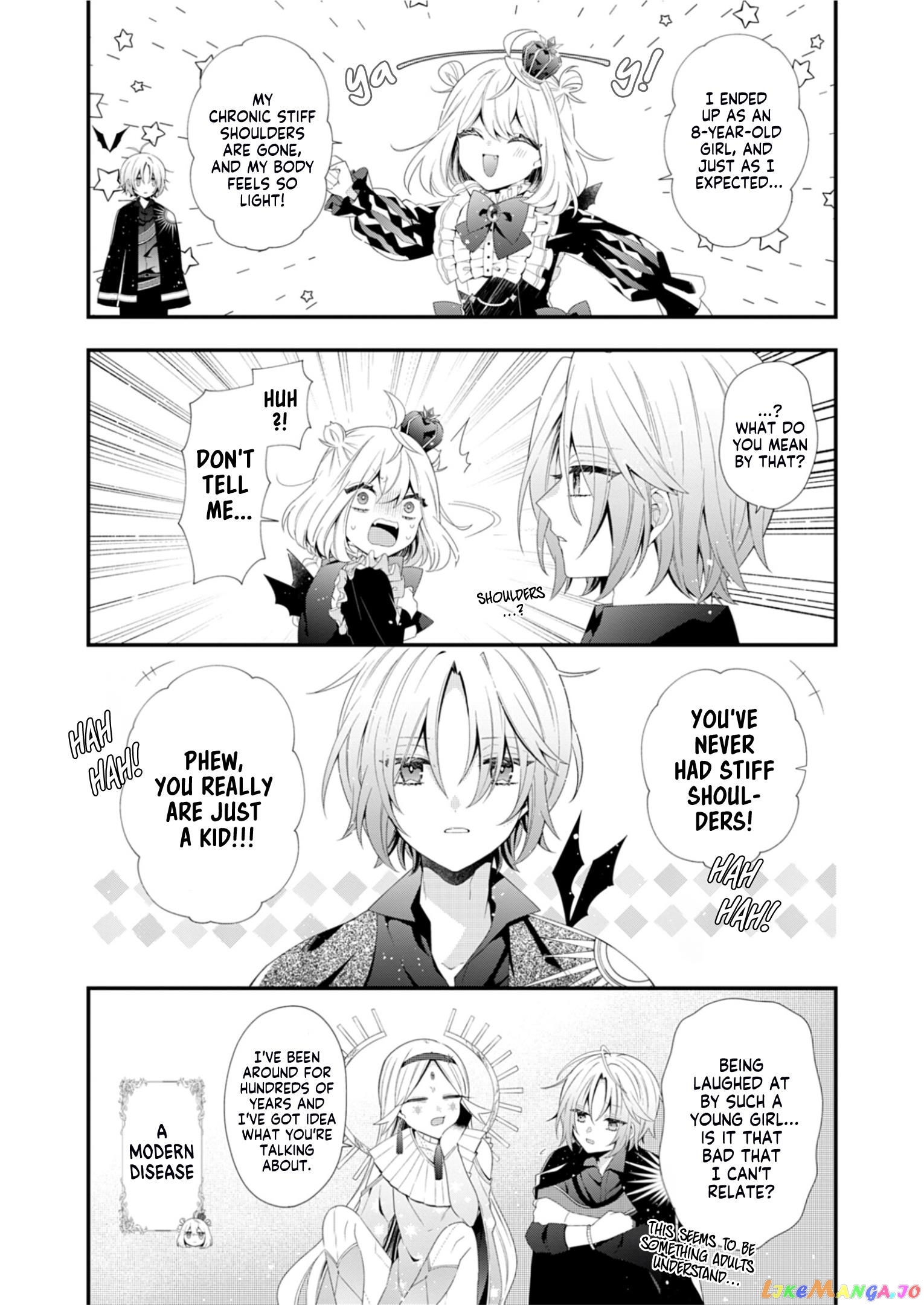 The Old Man That Was Reincarnated as a Young Girl in the Demon World Wants to Become the Demon Lord for the Sake of Peace chapter 4.5 - page 4