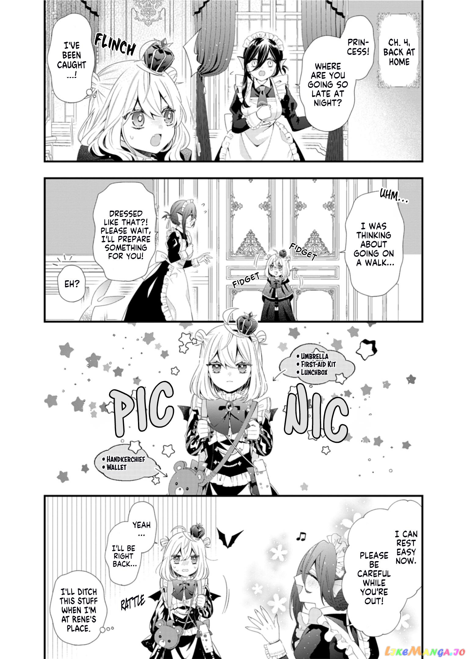 The Old Man That Was Reincarnated as a Young Girl in the Demon World Wants to Become the Demon Lord for the Sake of Peace chapter 4.5 - page 6