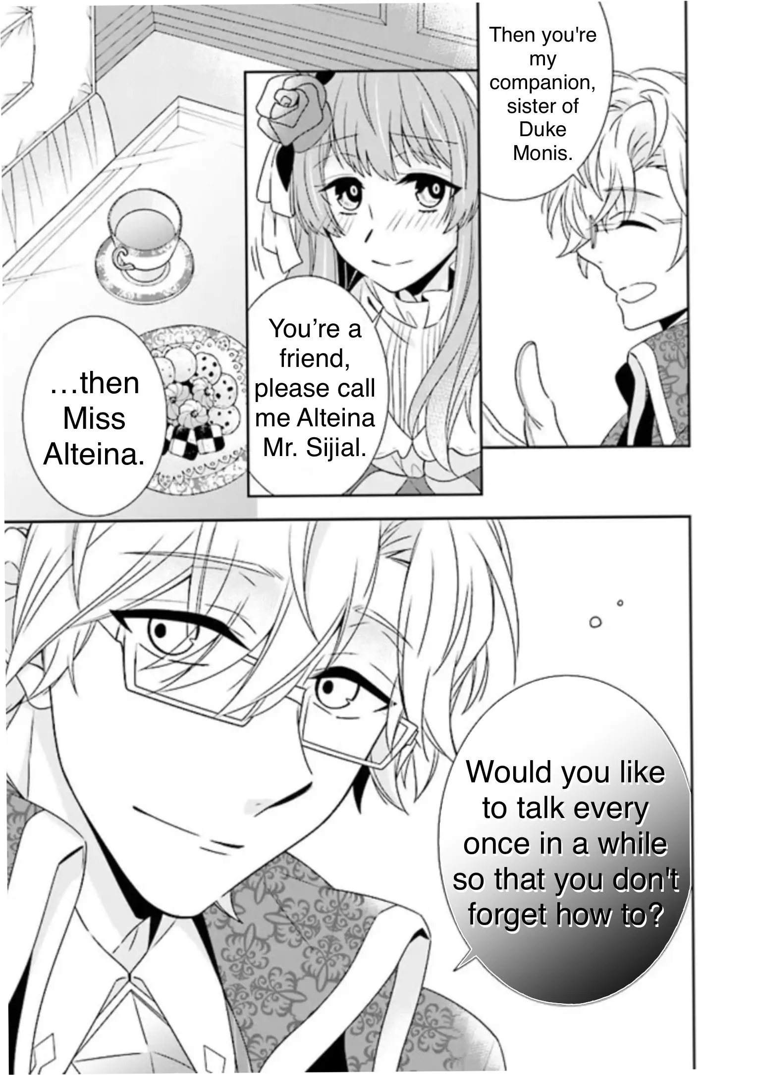 I Decided to Be a Mute So That I Can Escape My Engagement!! chapter 2.3 - page 5