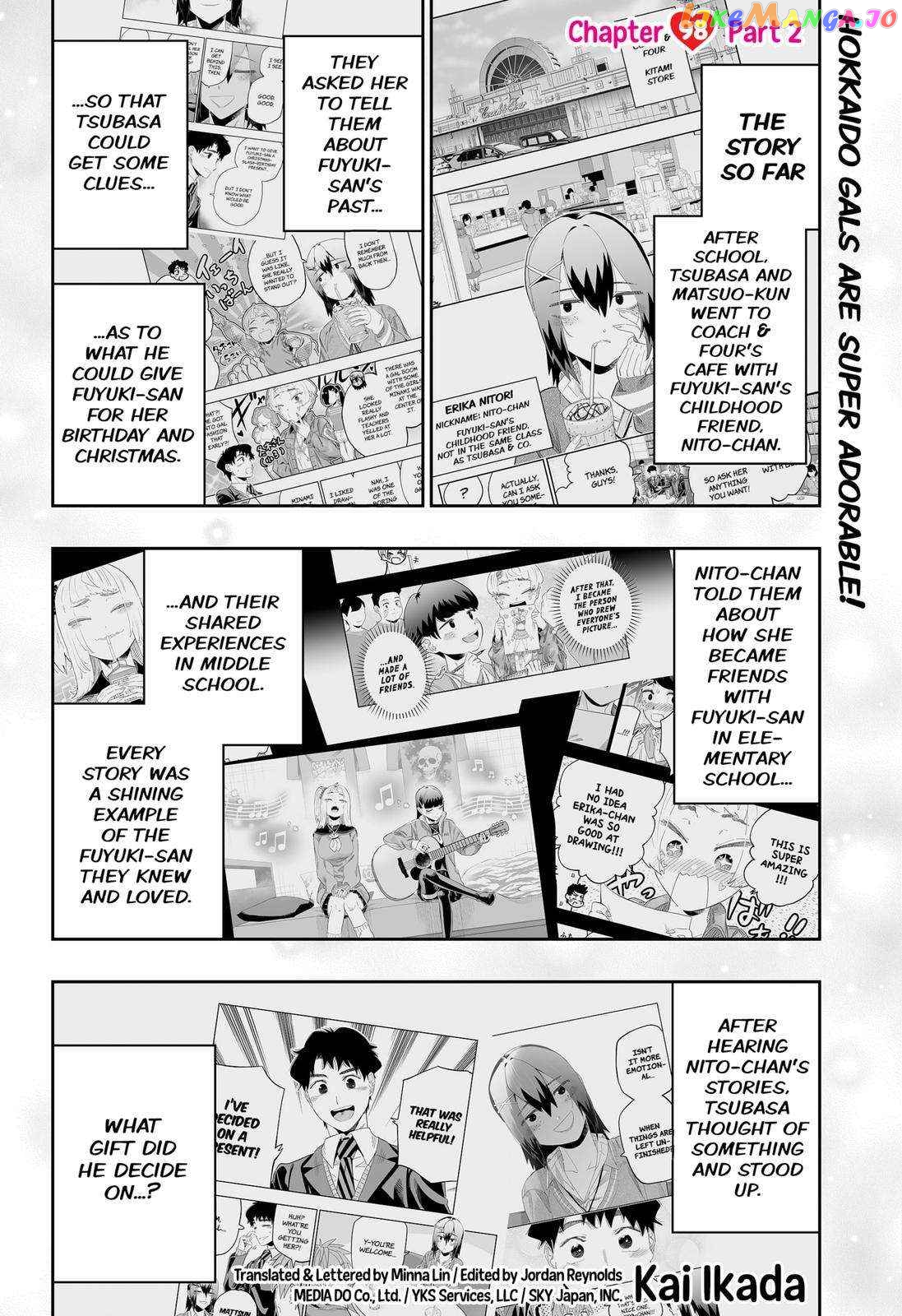 Dosanko Gyaru Is Mega Cute chapter 98.2 - page 1