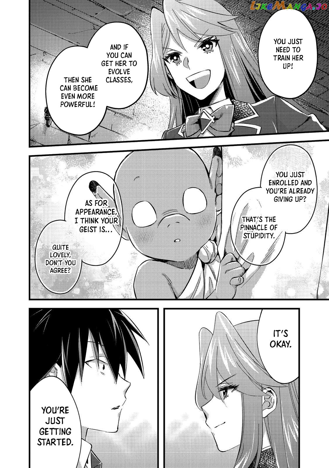 Geist X Revenant: Kusozako Mob Na Ore Wa, Aibou No Seirei O Bishoujo Ni Shinka Sasete Saikyou Ni! chapter 3 - page 22