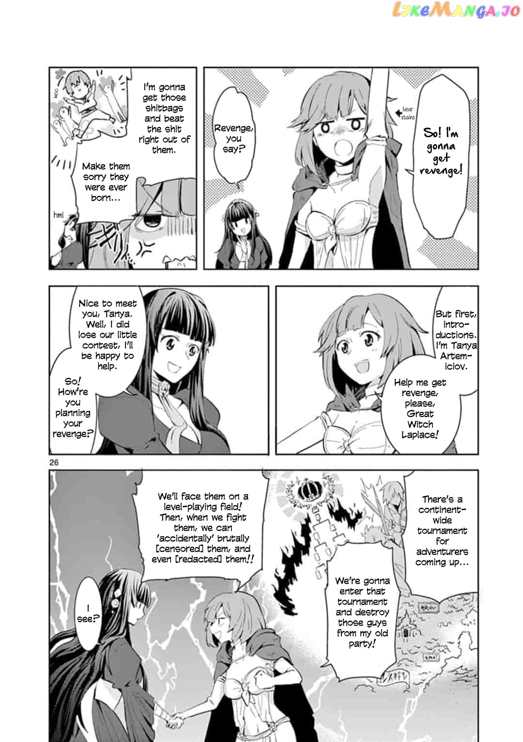 Onna dakara, to Party wo Tsuihou Sareta no de Densetsu no Majo to Saikyou Tag wo Kumimashita chapter 1 - page 26