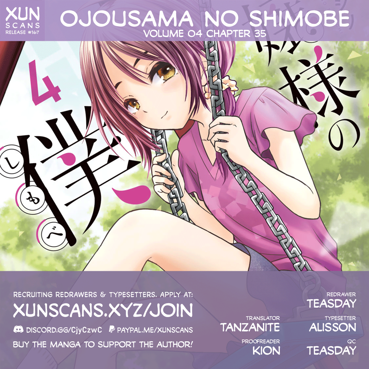 Ojousama No Shimobe chapter 35 - page 1