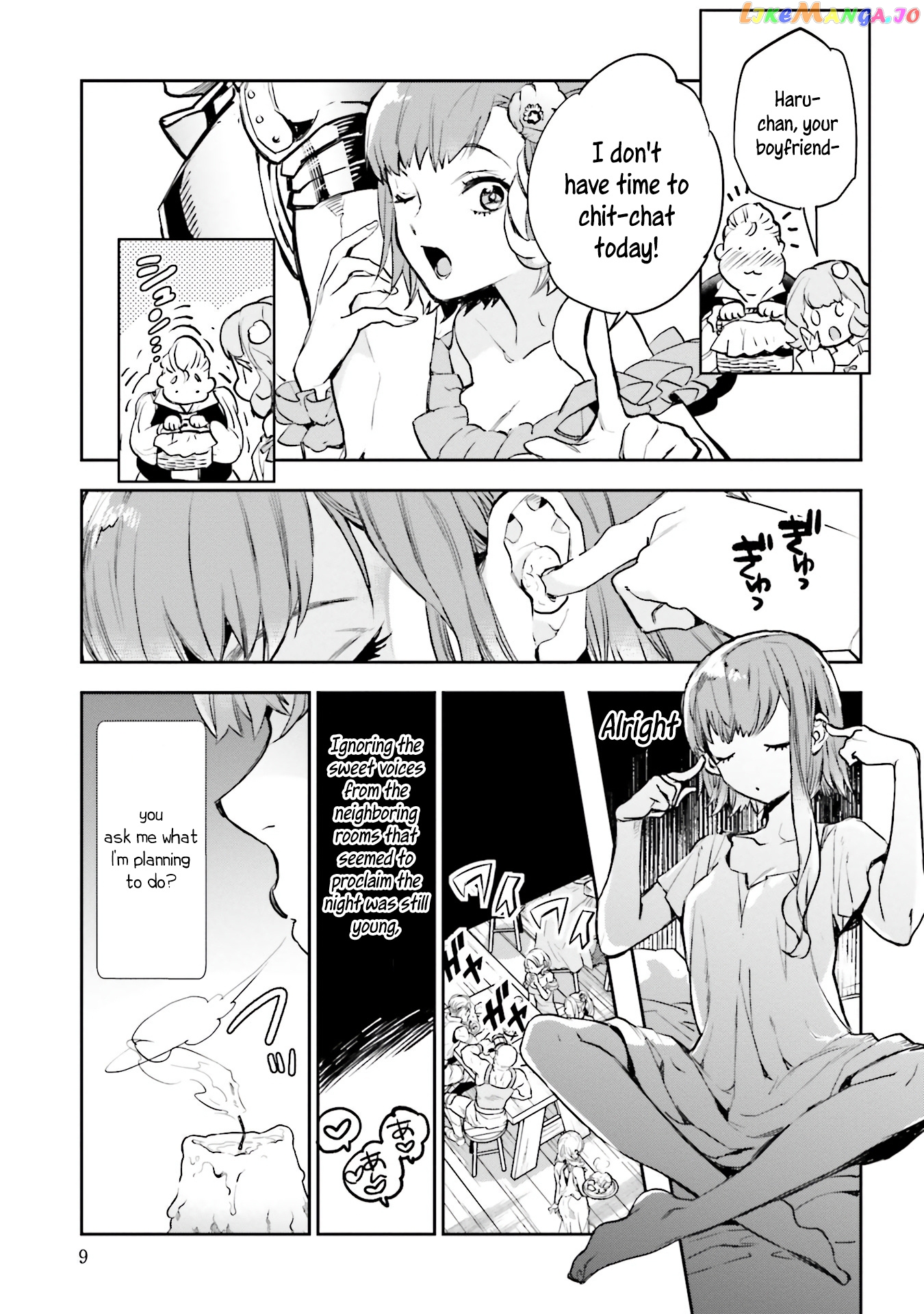 Jk Haru Wa Isekai De Shoufu Ni Natta chapter 9 - page 8