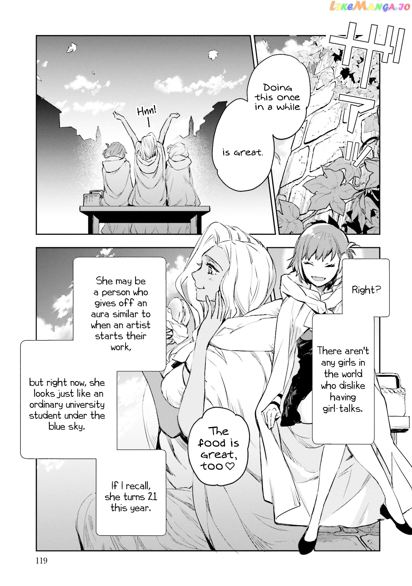 Jk Haru Wa Isekai De Shoufu Ni Natta chapter 3 - page 36
