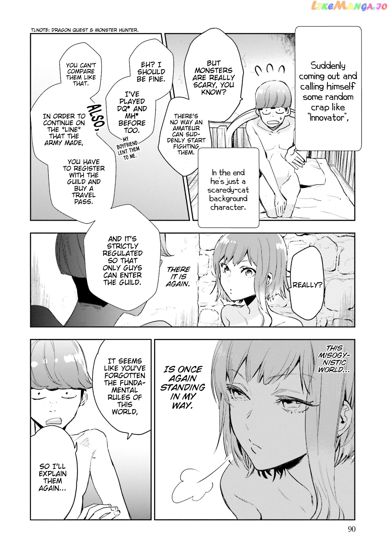 Jk Haru Wa Isekai De Shoufu Ni Natta chapter 3 - page 7