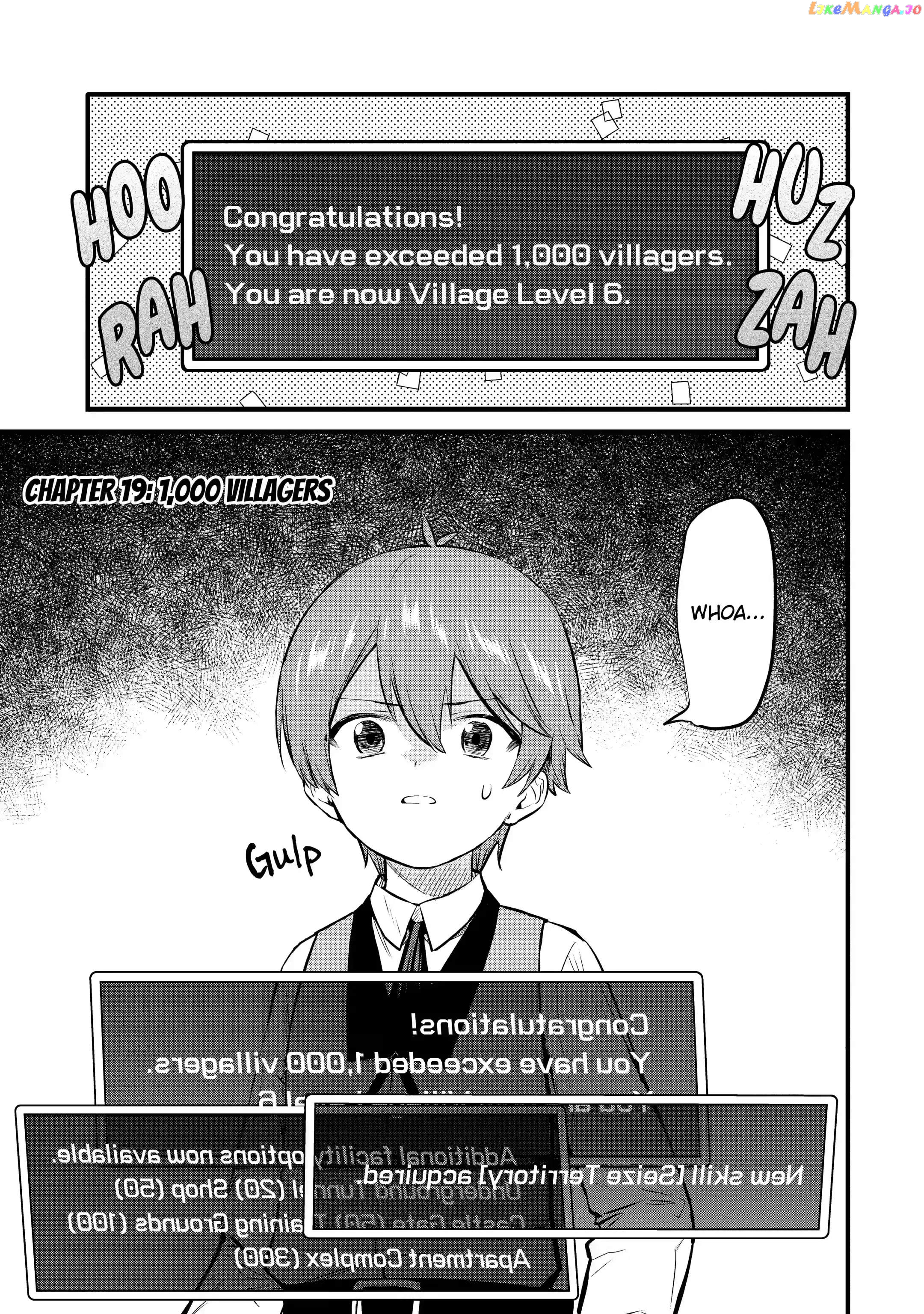 The Amazing Village Creator Slow Living With The Village Building Cheat Skill chapter 19.1 - page 1