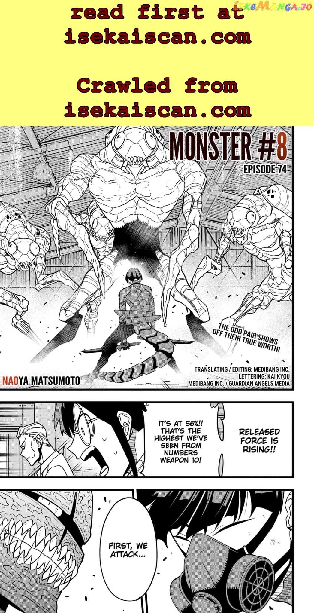 Kaiju No. 8 chapter 74 - page 1