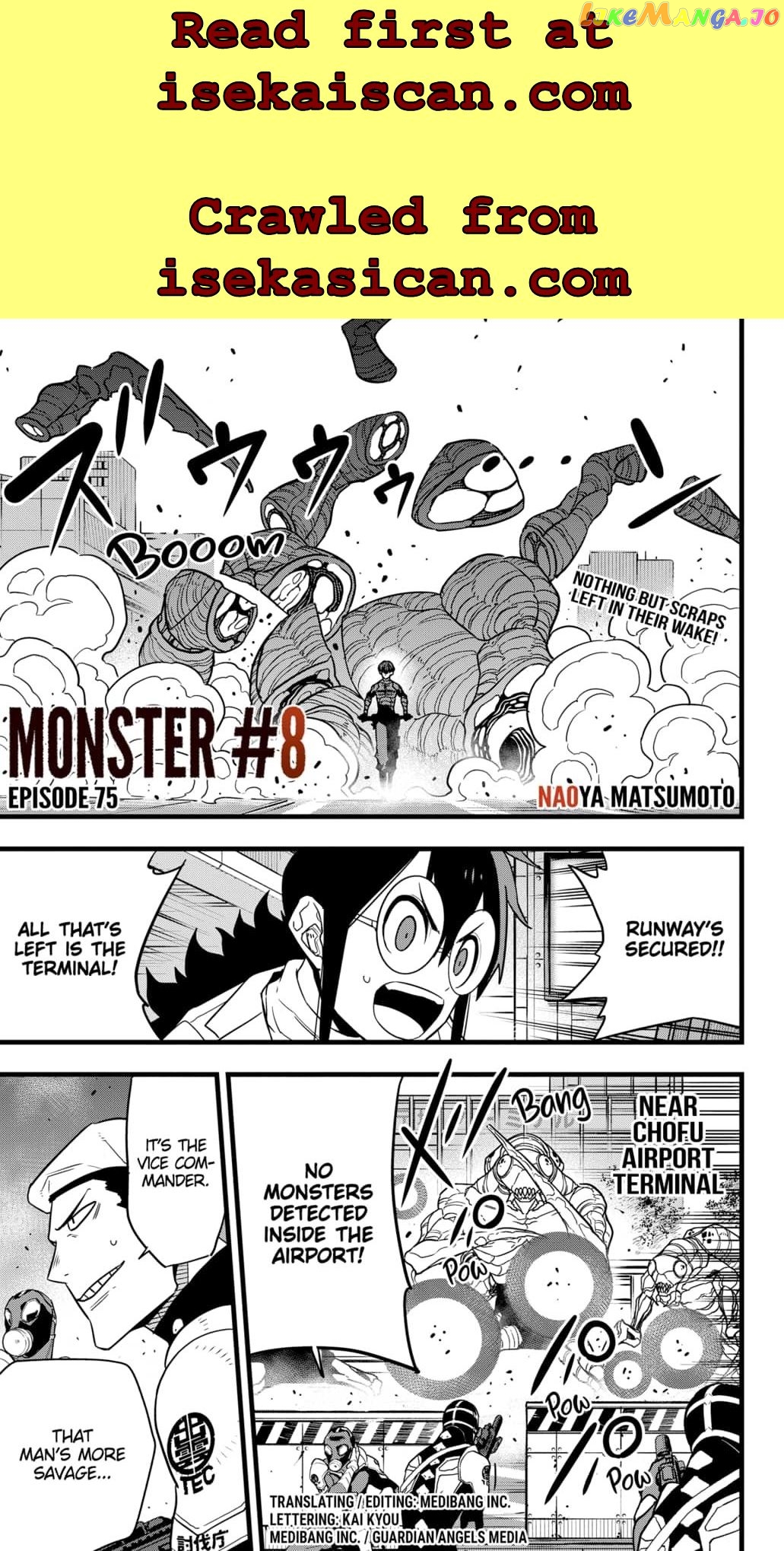 Kaiju No. 8 chapter 75 - page 1
