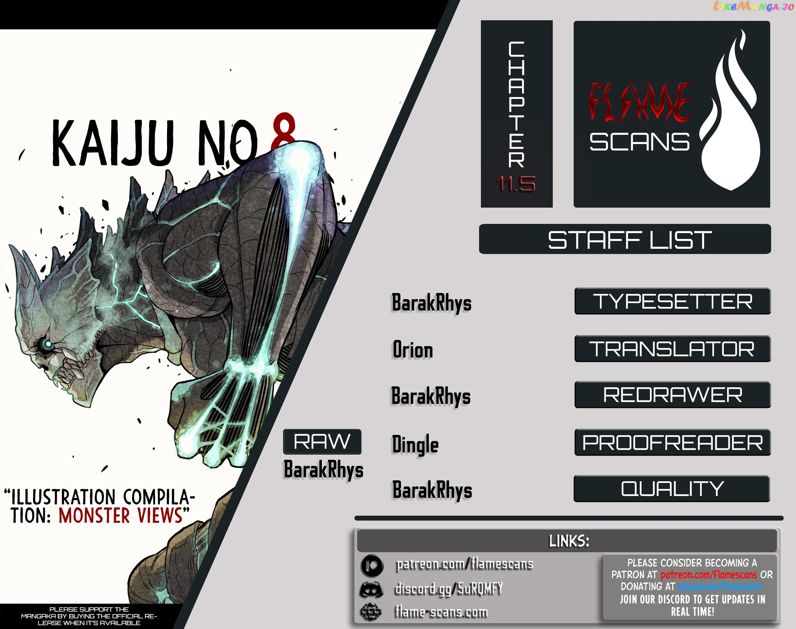 Kaiju No. 8 chapter 11.5 - page 1