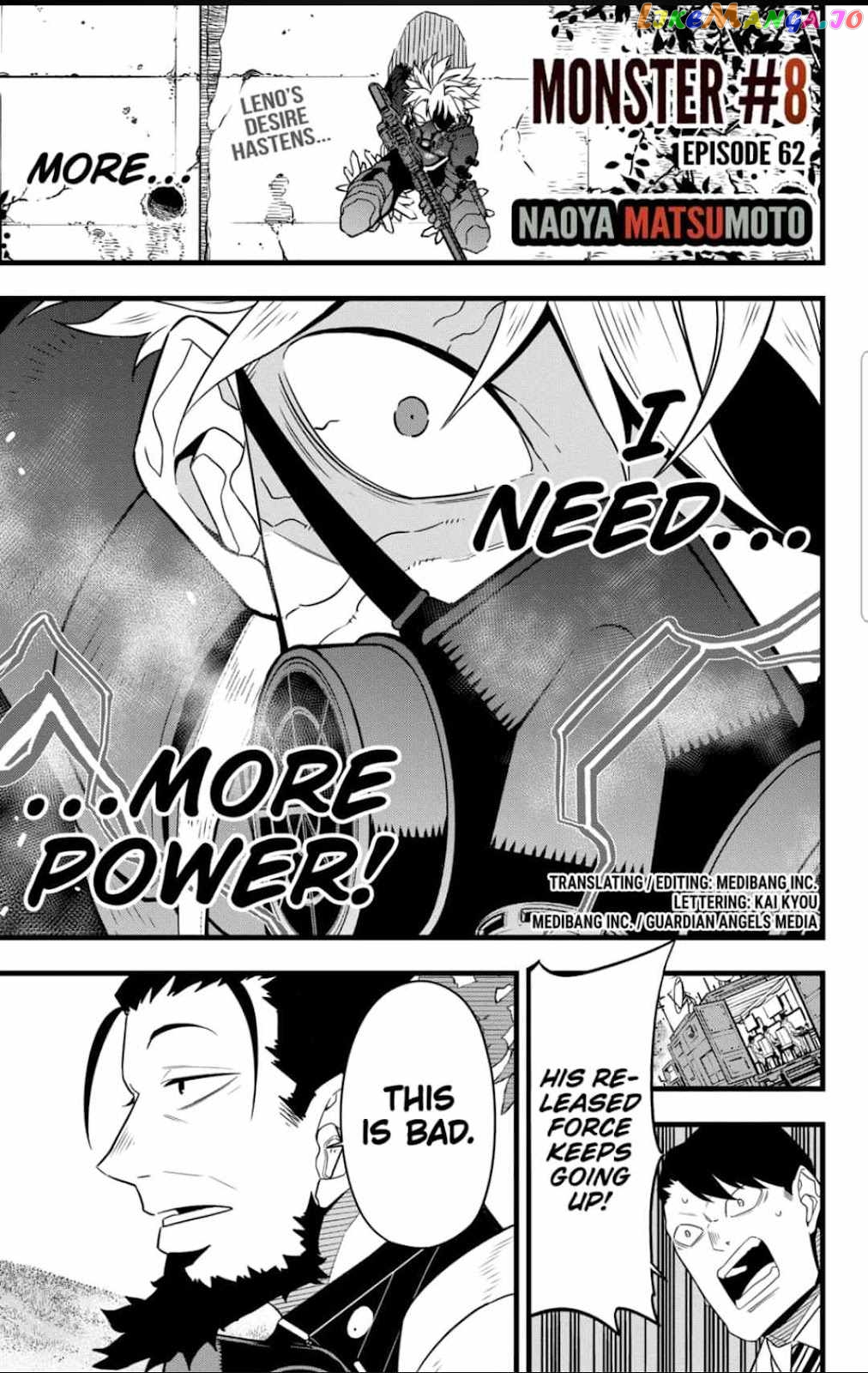 Kaiju No. 8 chapter 62 - page 1