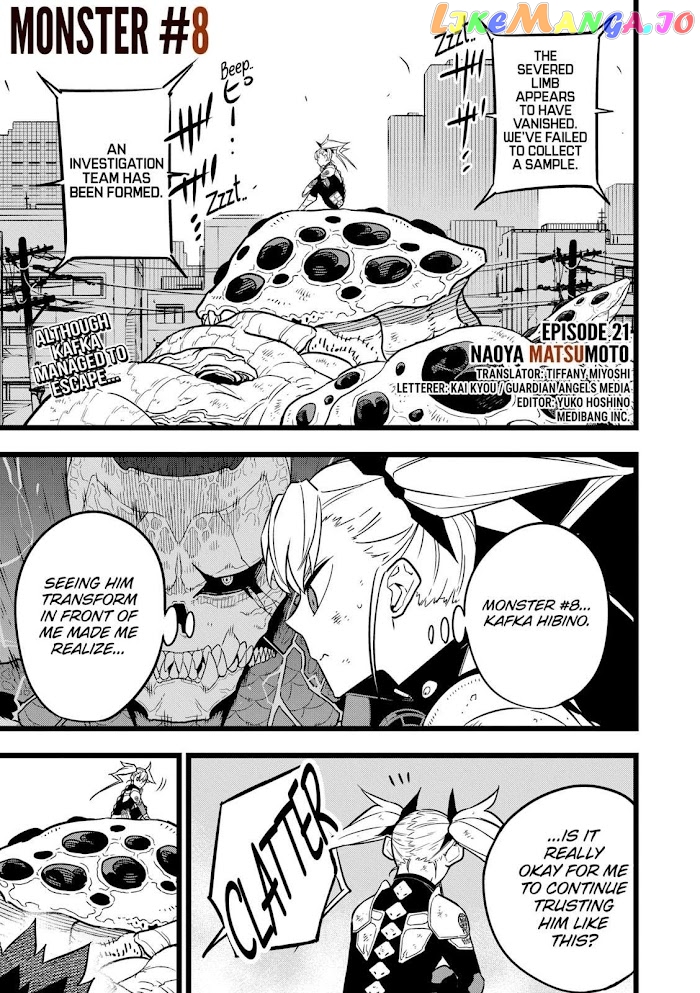 Kaiju No. 8 chapter 21 - page 1