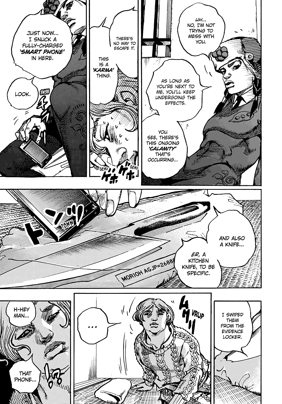 Jojo no Kimyou na Bouken - Jojorion chapter 96 - page 6