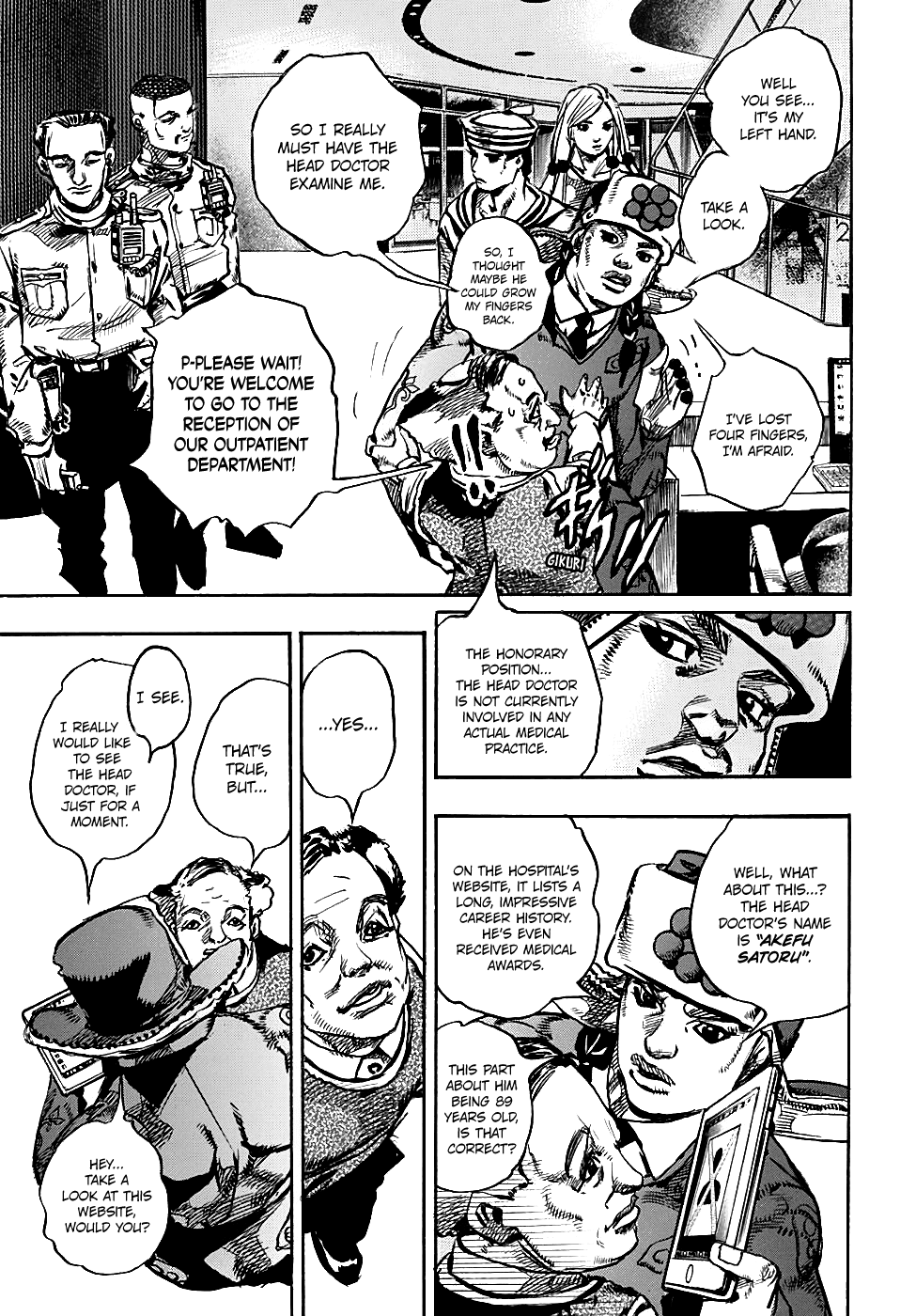 Jojo no Kimyou na Bouken - Jojorion chapter 84 - page 7