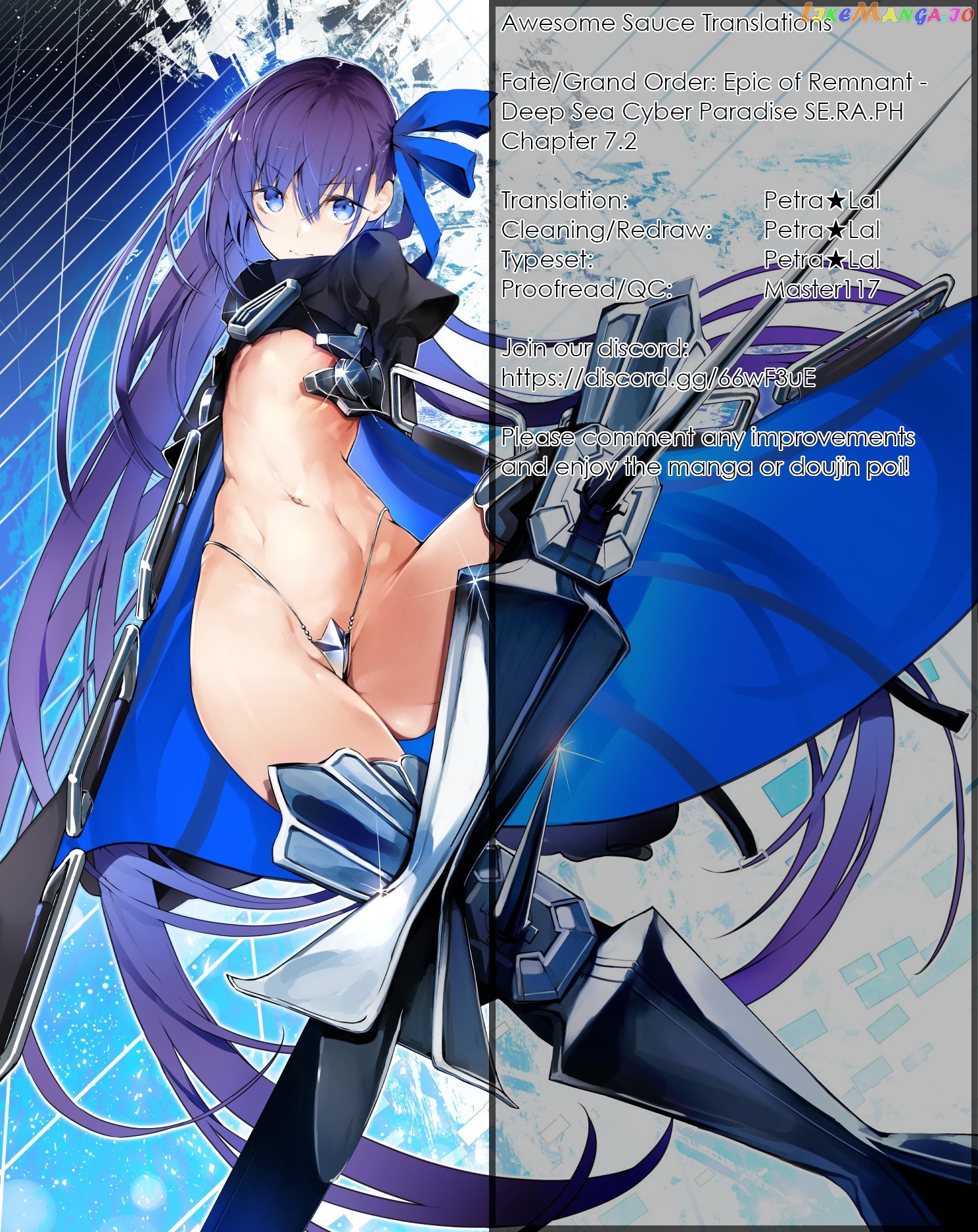 Fate/Grand Order -Epic of Remnant- Deep Sea Cyber-Paradise SE.RA.PH chapter 7.2 - page 1
