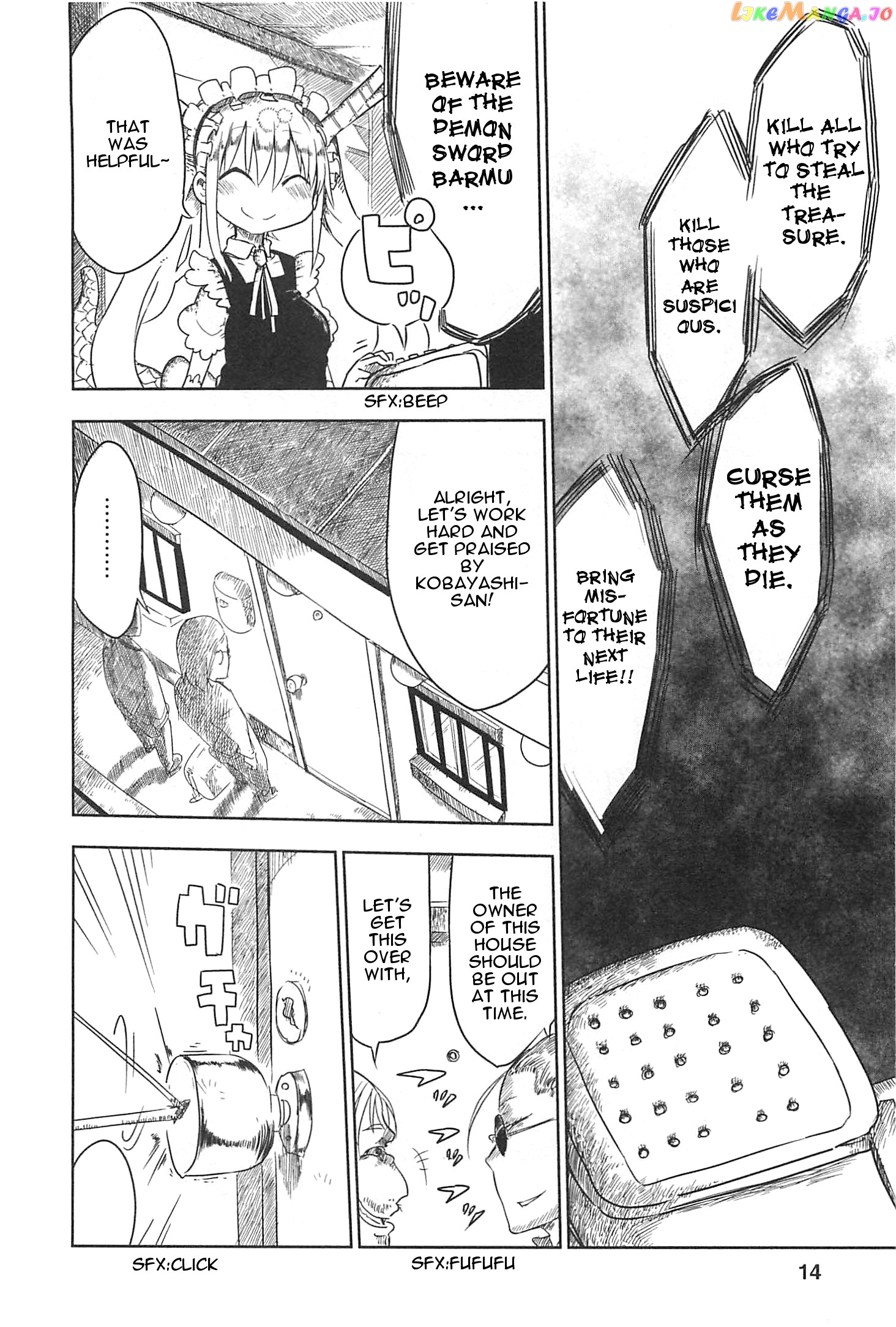 Kobayashi-San Chi No Maid Dragon chapter 1 - page 12