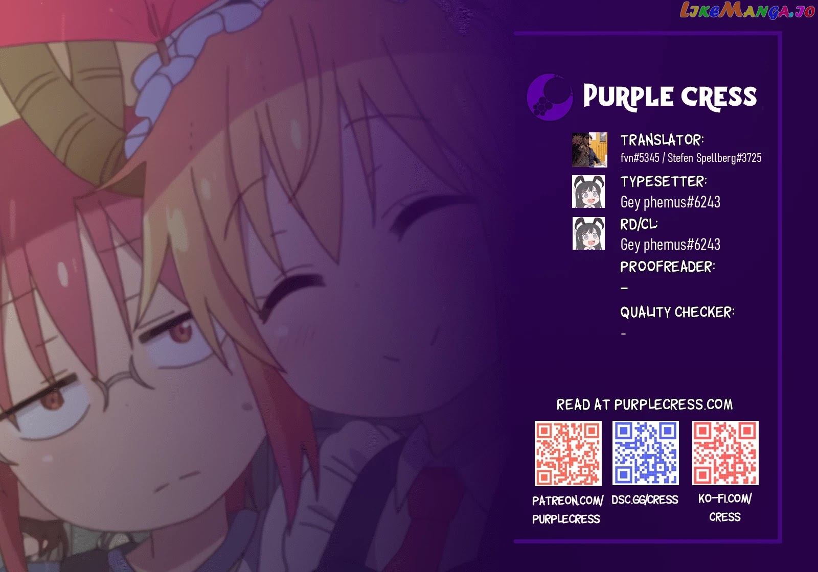 Kobayashi-San Chi No Maid Dragon chapter 106 - page 1