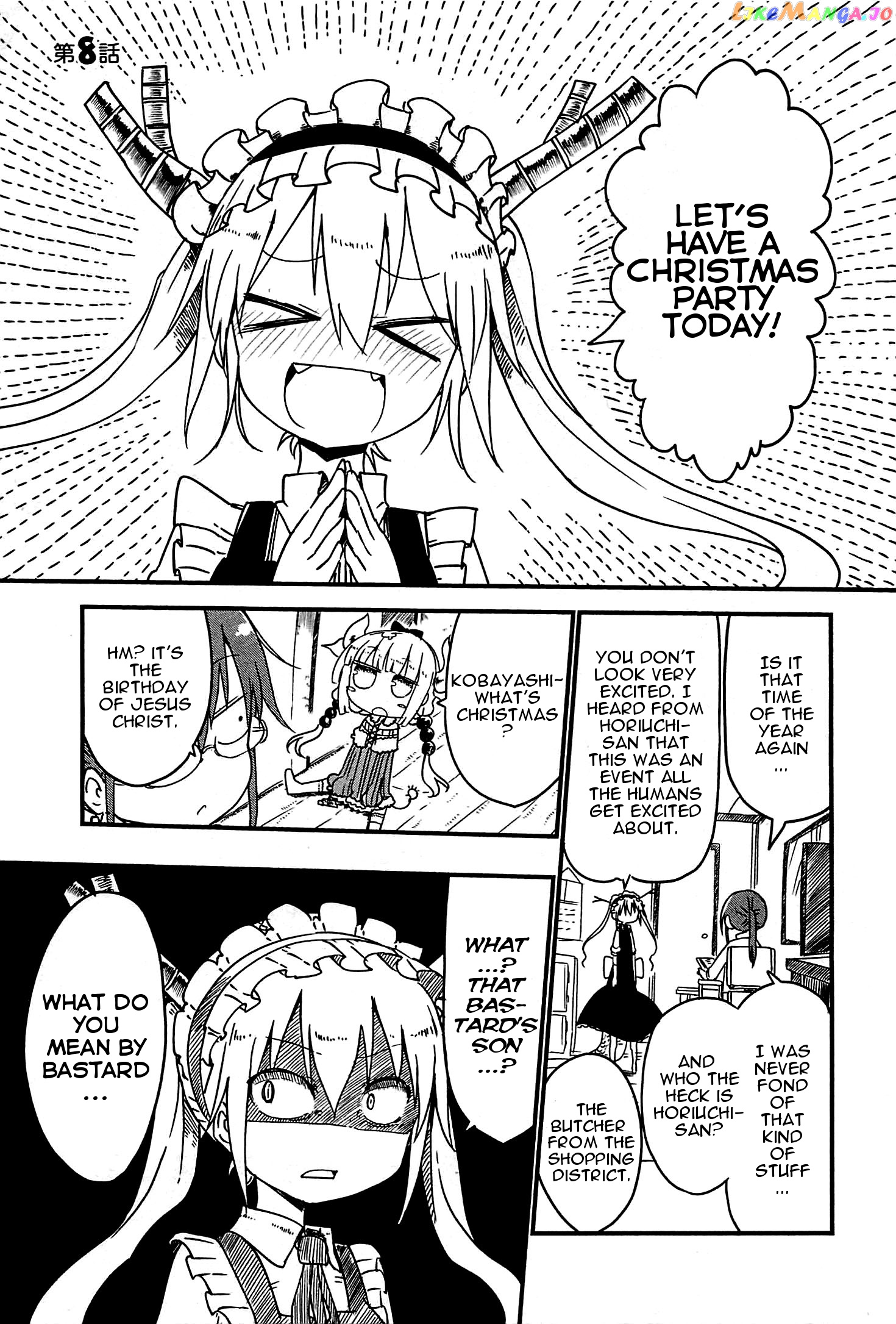 Kobayashi-San Chi No Maid Dragon chapter 8 - page 1