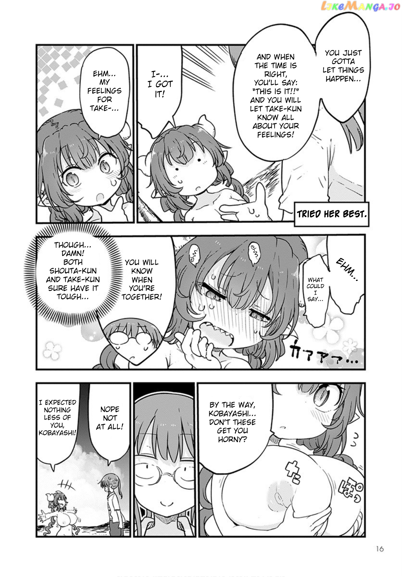 Kobayashi-San Chi No Maid Dragon chapter 100 - page 12