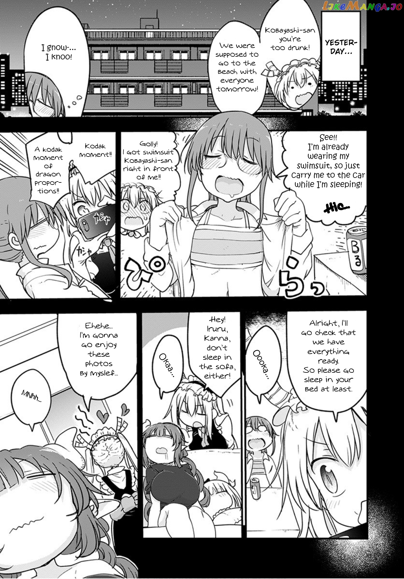 Kobayashi-San Chi No Maid Dragon chapter 100 - page 3