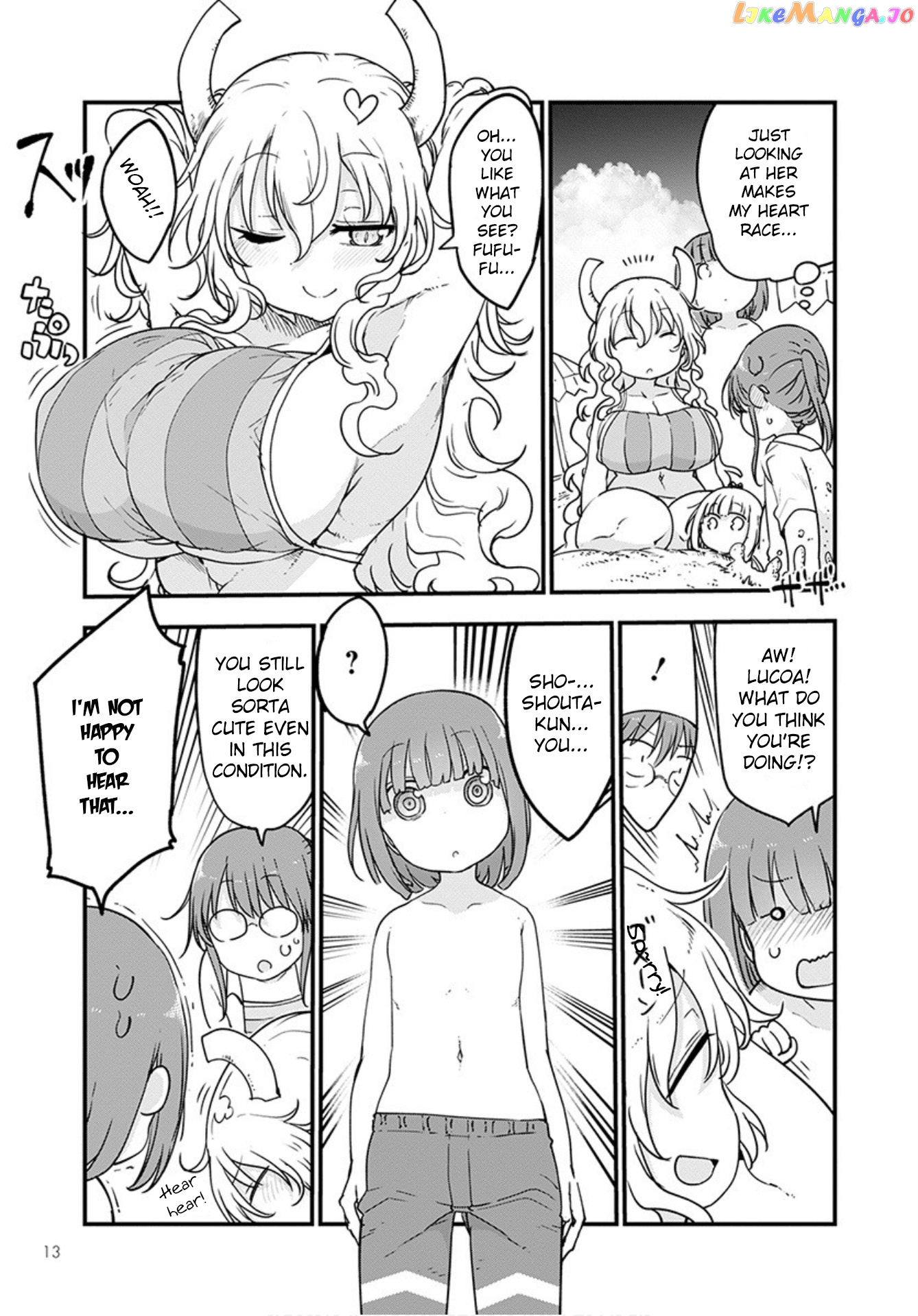 Kobayashi-San Chi No Maid Dragon chapter 100 - page 9