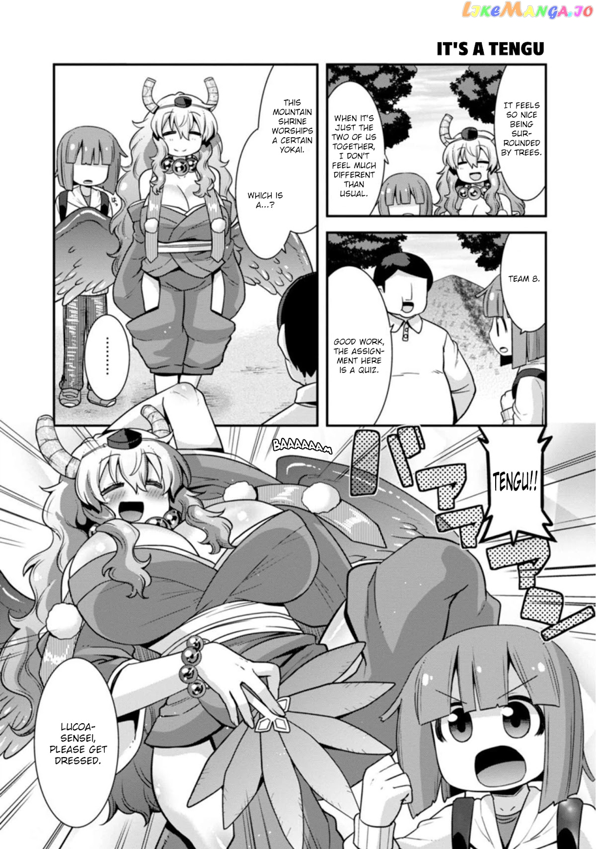 Miss Kobayashi's Dragon Maid: Lucoa is my xx chapter 28 - page 7