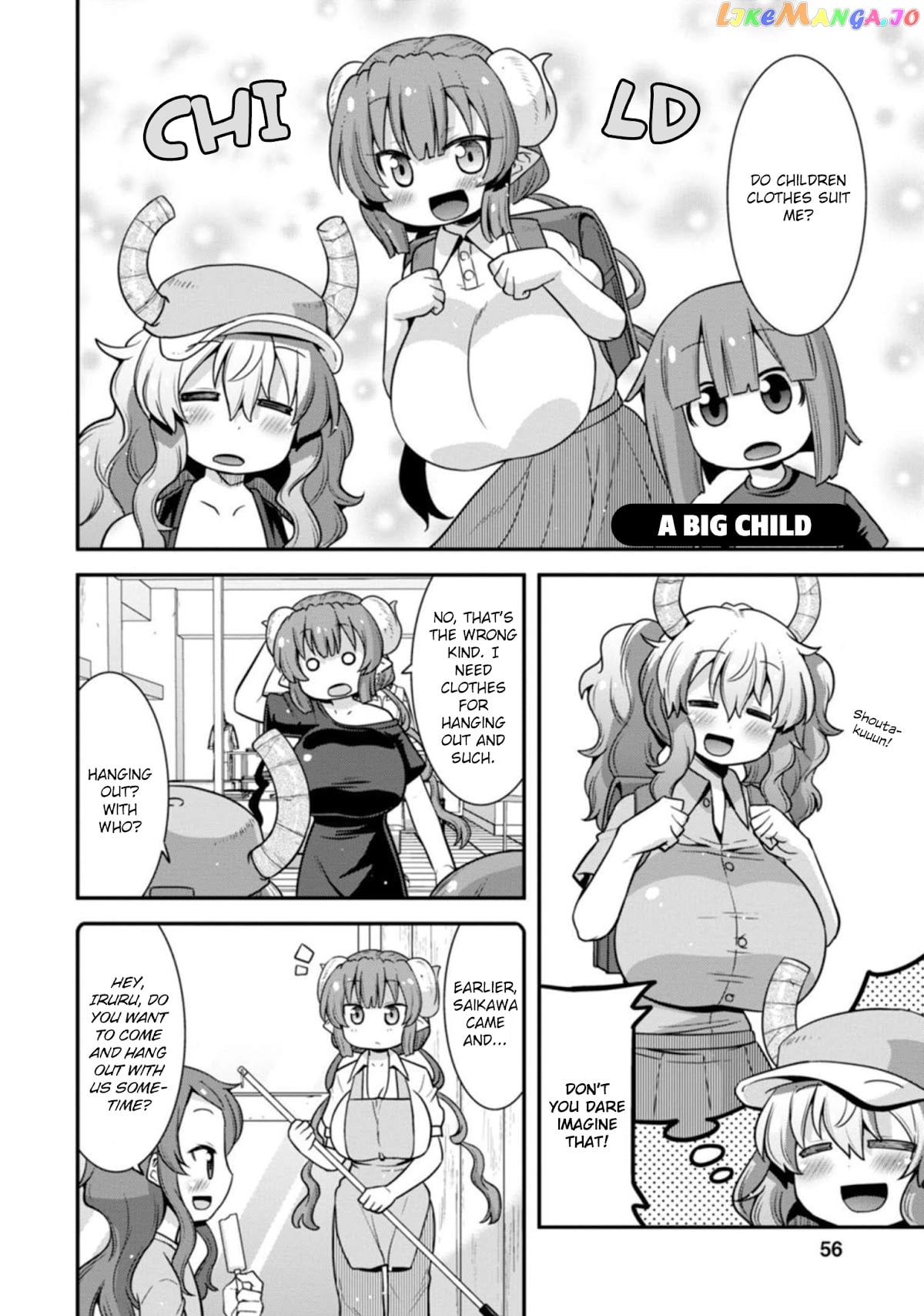 Miss Kobayashi's Dragon Maid: Lucoa is my xx chapter 30 - page 6